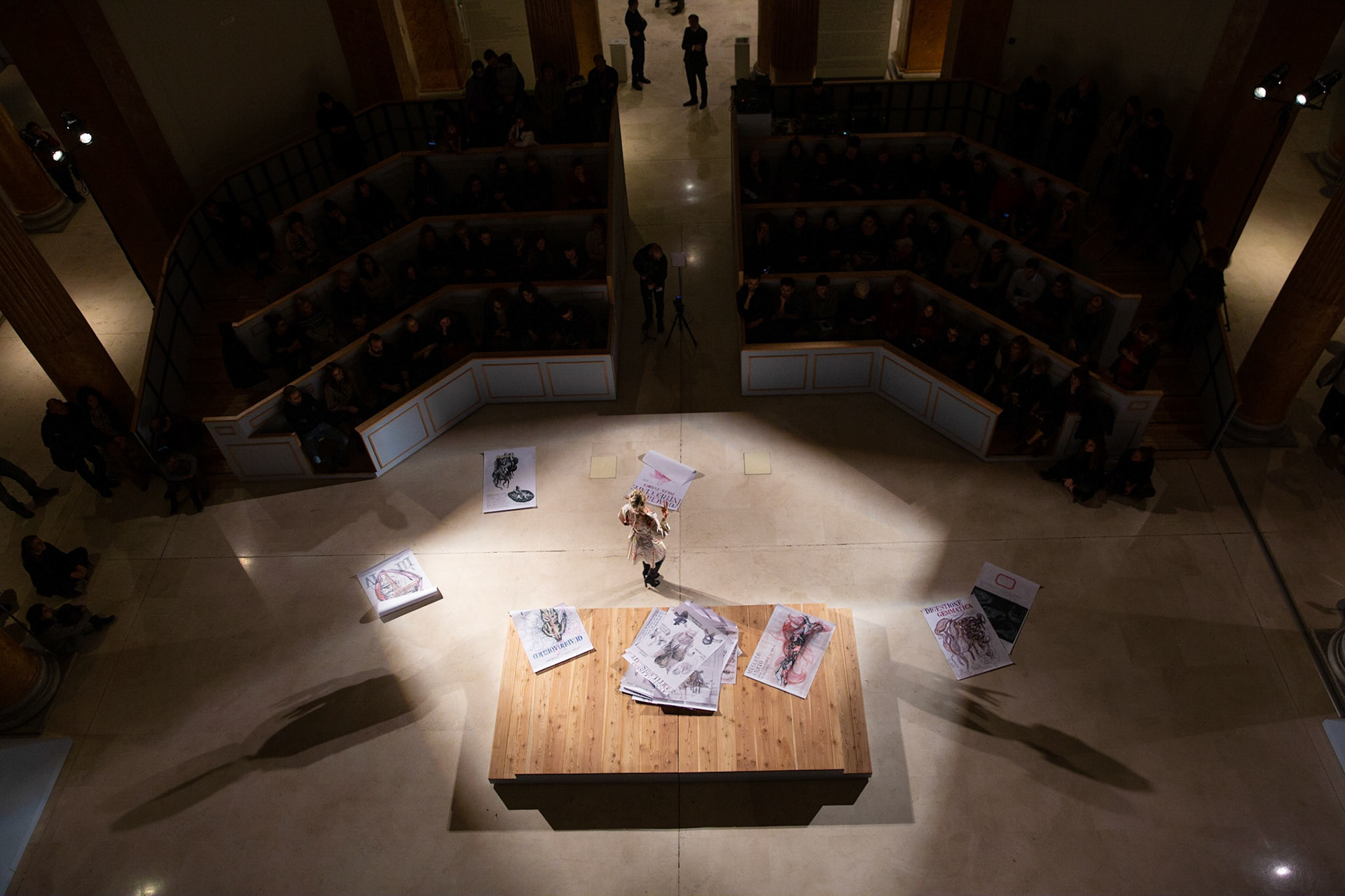 Sublimi Anatomie, performance al Palazzo delle Esposizioni -  © Giovanni De Angelis