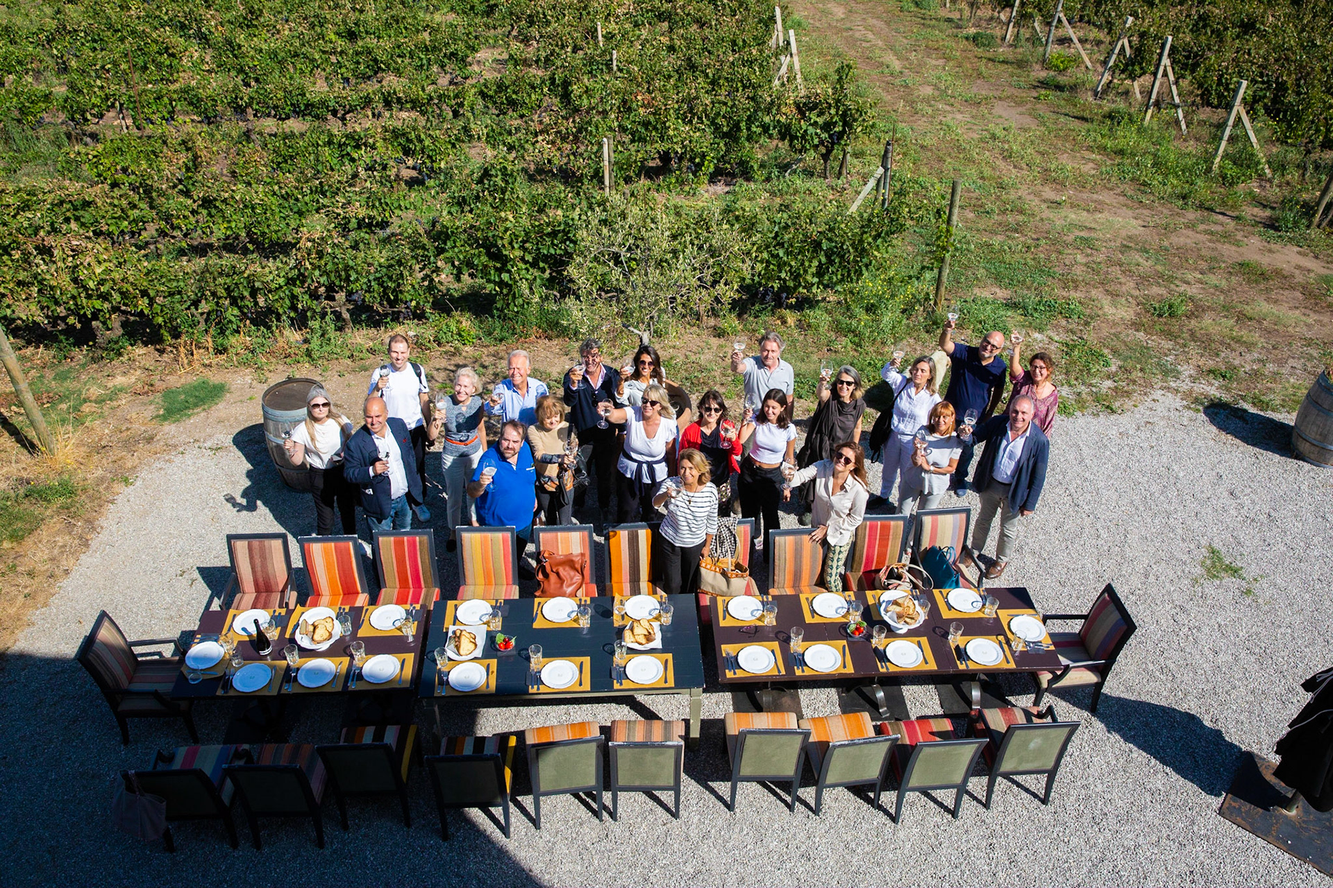 Ospiti in Visita presso la Tenuta Le Querce © Giovanni De Angelis