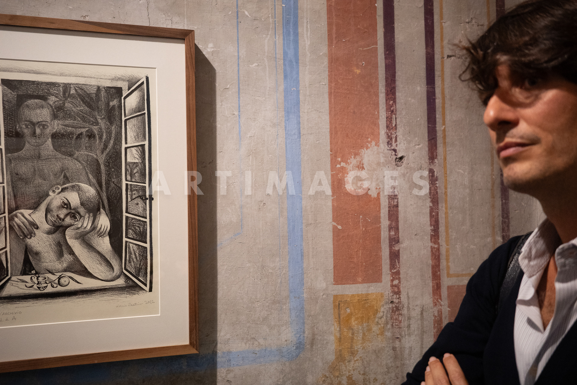 Louise Fratino exhibition at Litografia Bulla, Rome 6th October 2023