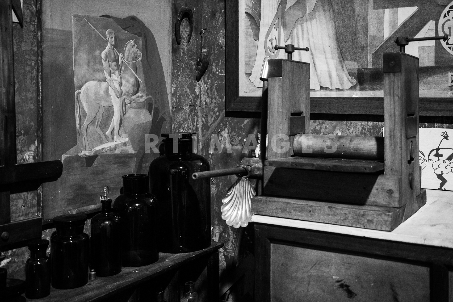 Louise Fratino exhibition at Litografia Bulla, Rome 6th October 2023