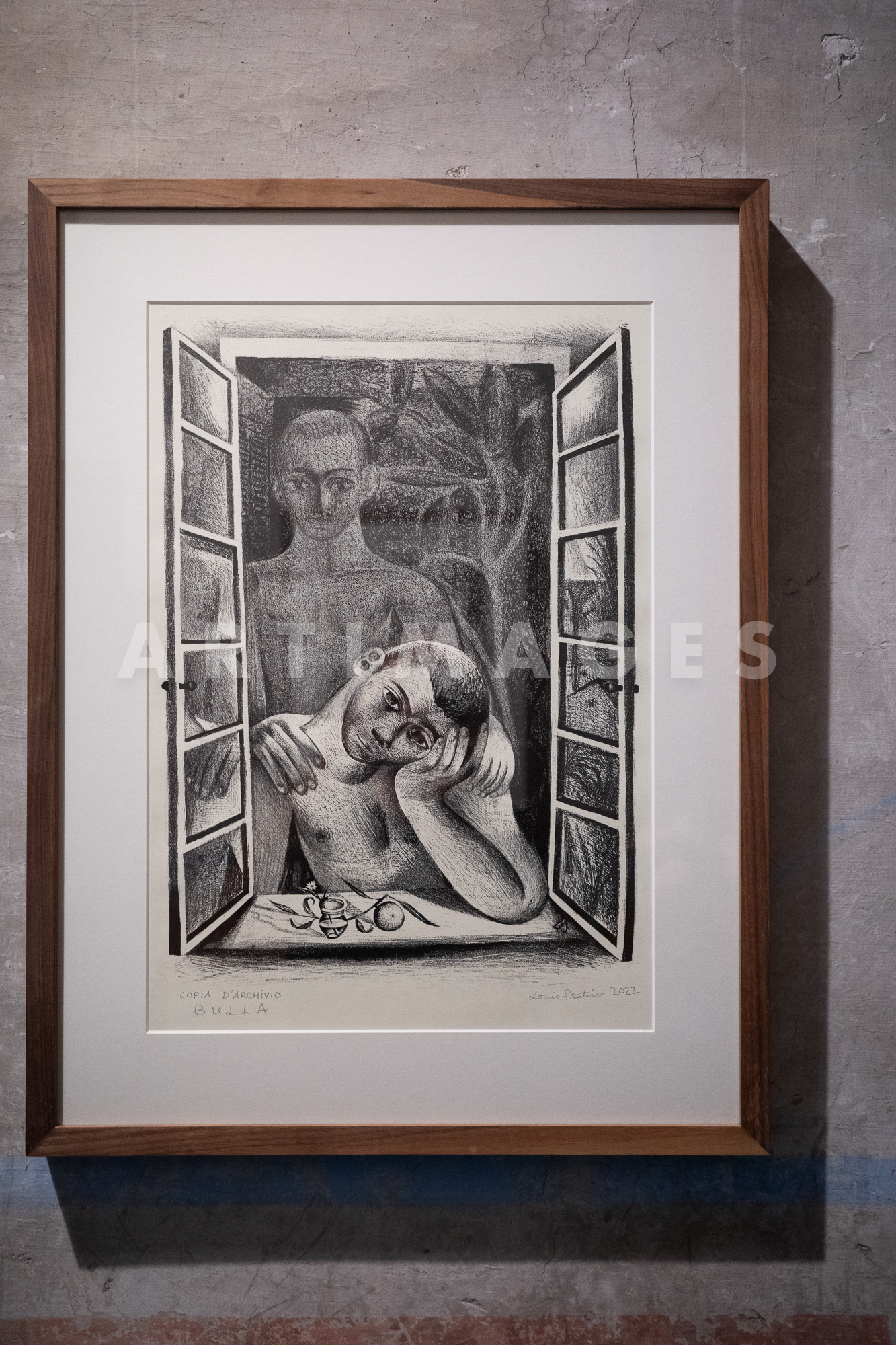 Louise Fratino exhibition at Litografia Bulla, Rome 6th October 2023