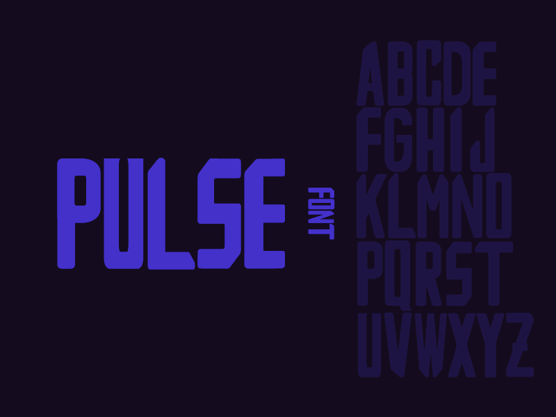 Creating a font with Illustrator and Glyphs; animation done in Photostop