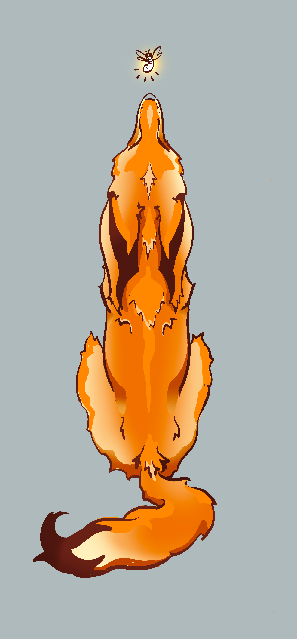 "Fox Day" Procreate.