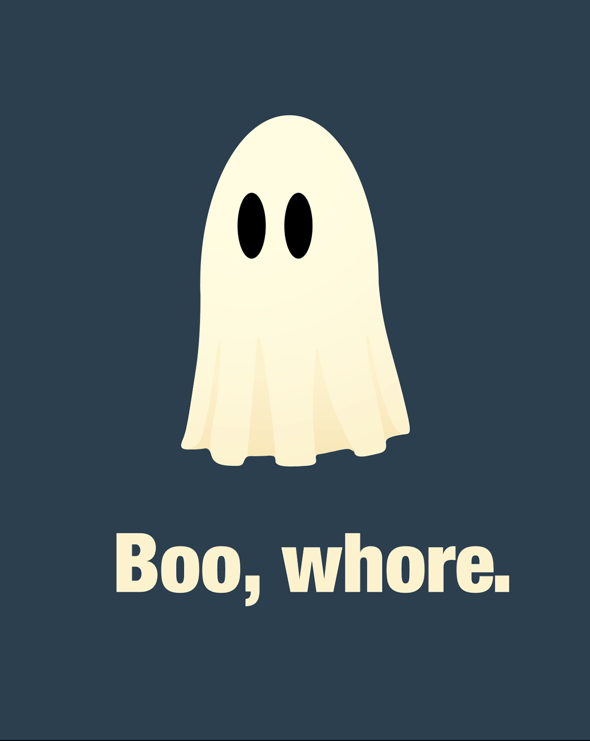 "Boo" Adobe Illustrator