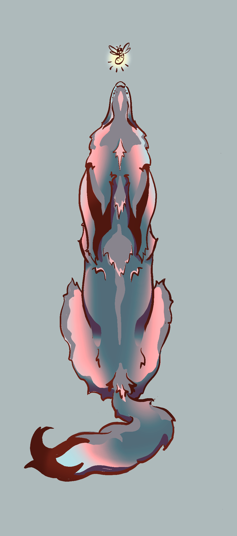 "Fox Night" Procreate.