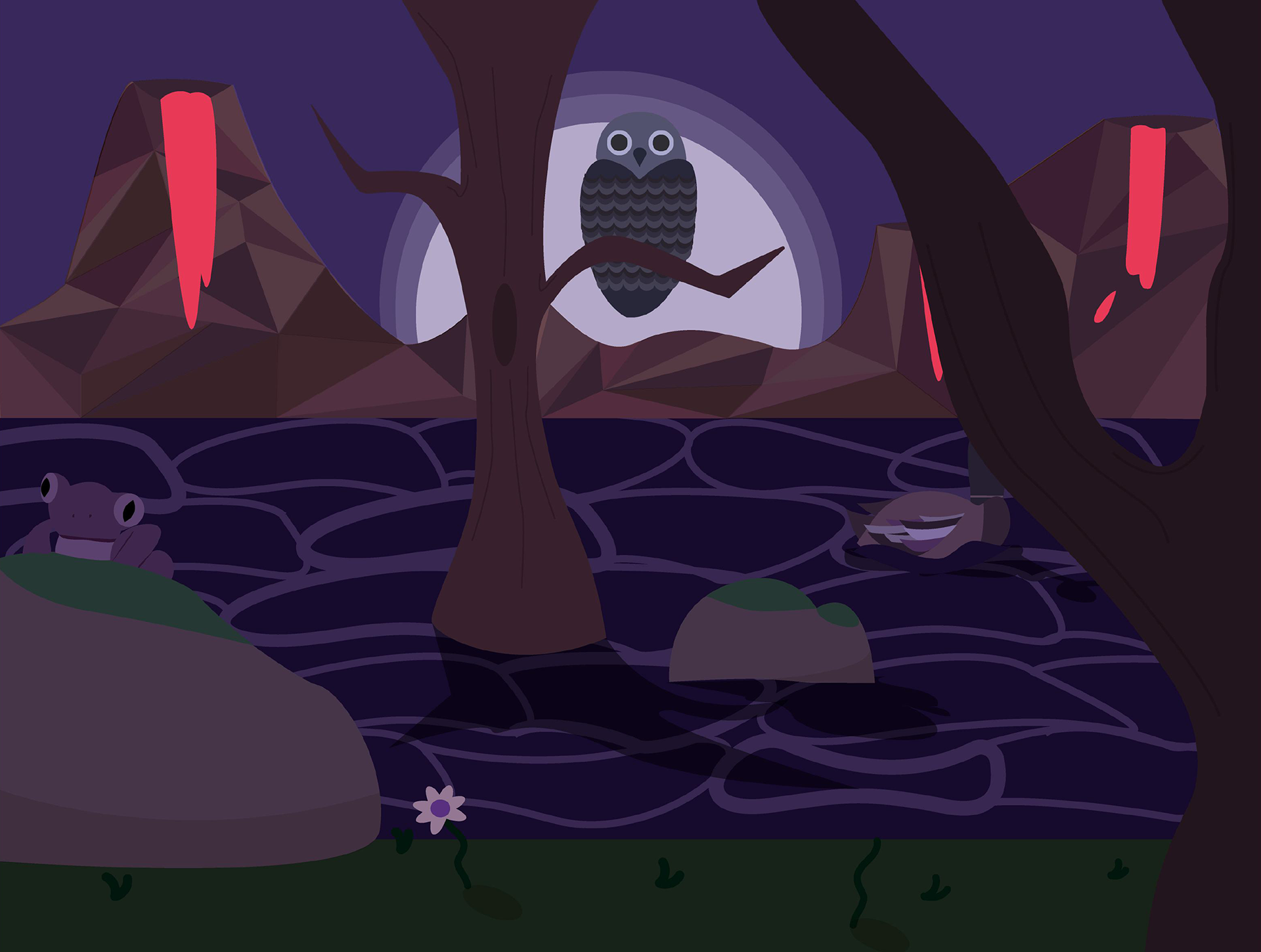 Vector Art: Nighttime