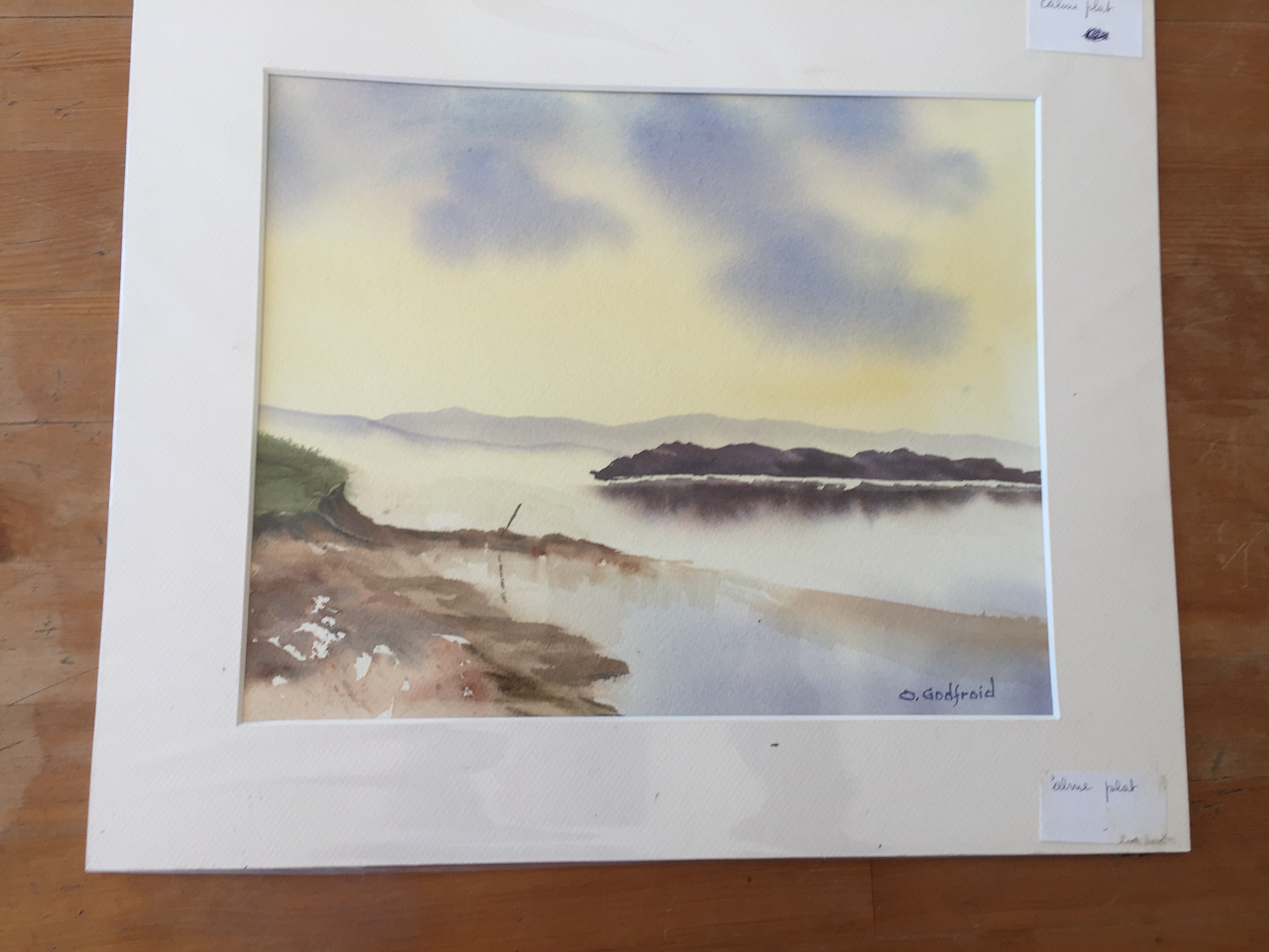 "Calme plat". prix 15 €