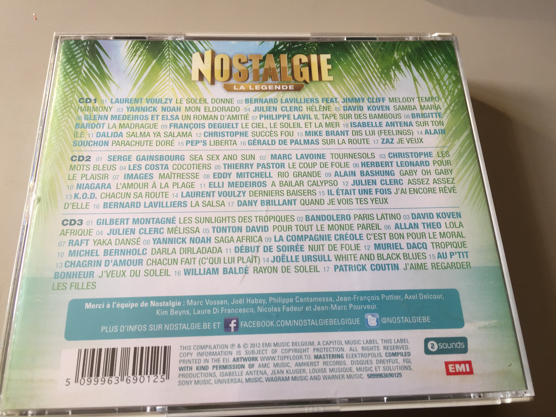 CD B5. 3 CD - 6 €