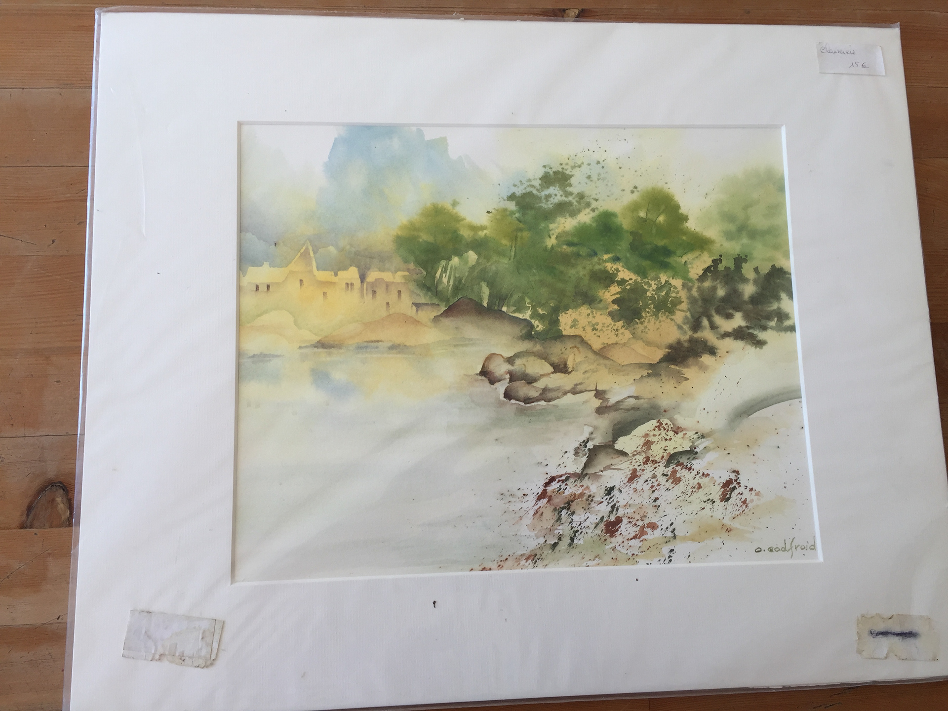 "Clairière". prix 15 €