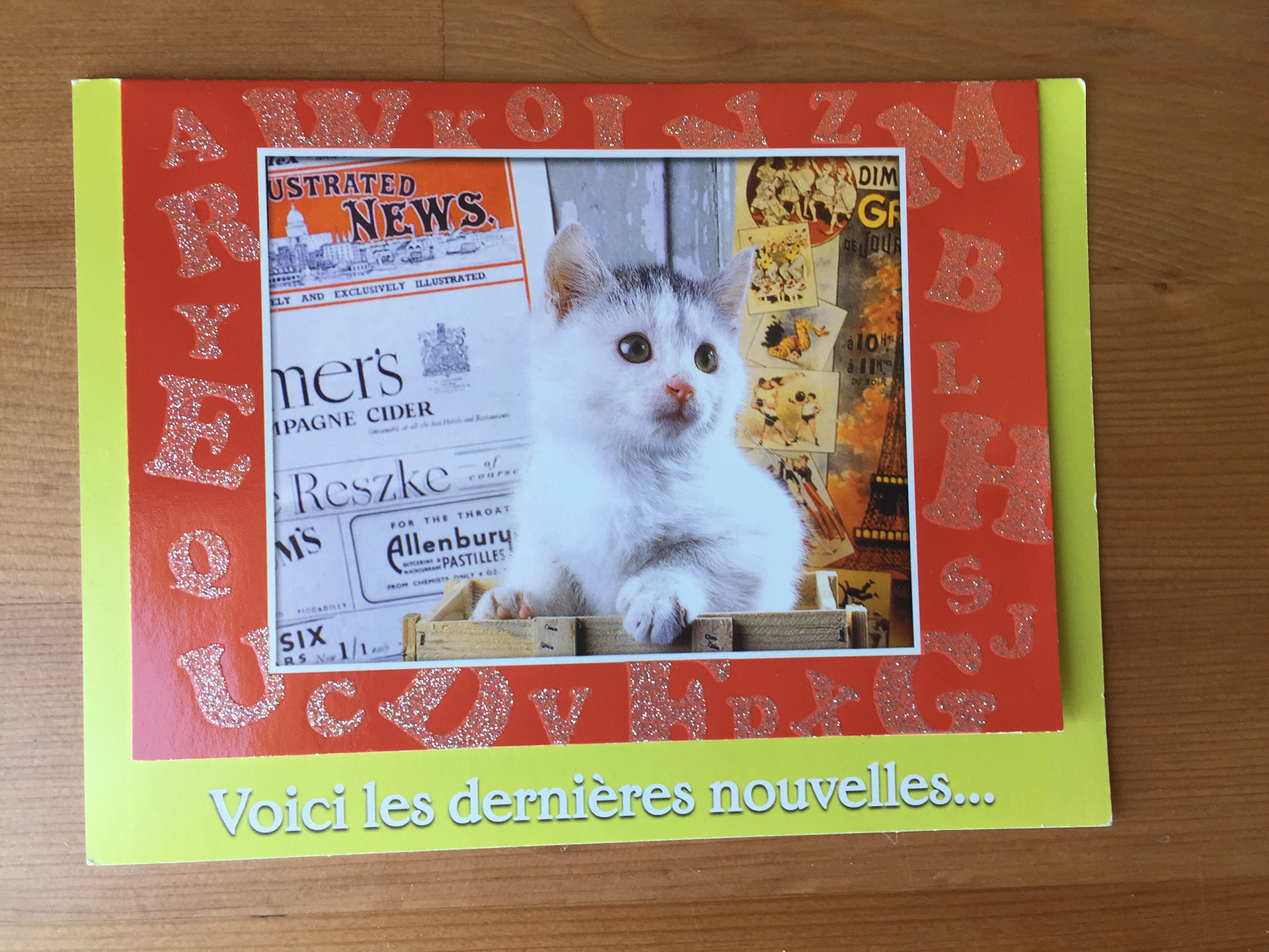 CARTE 7 - Prix 1 €