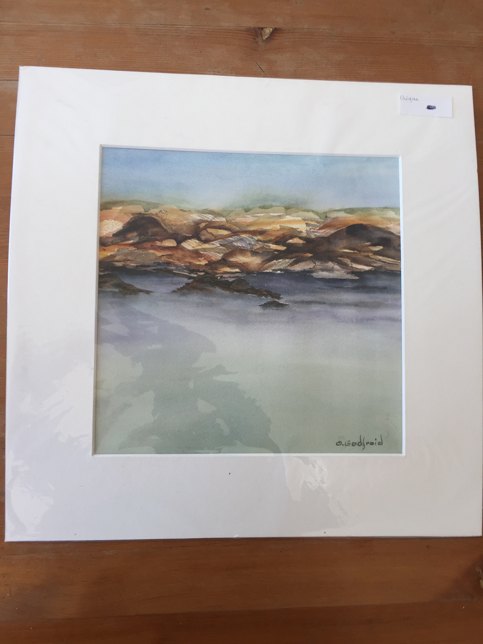 "Crique". prix 15 €