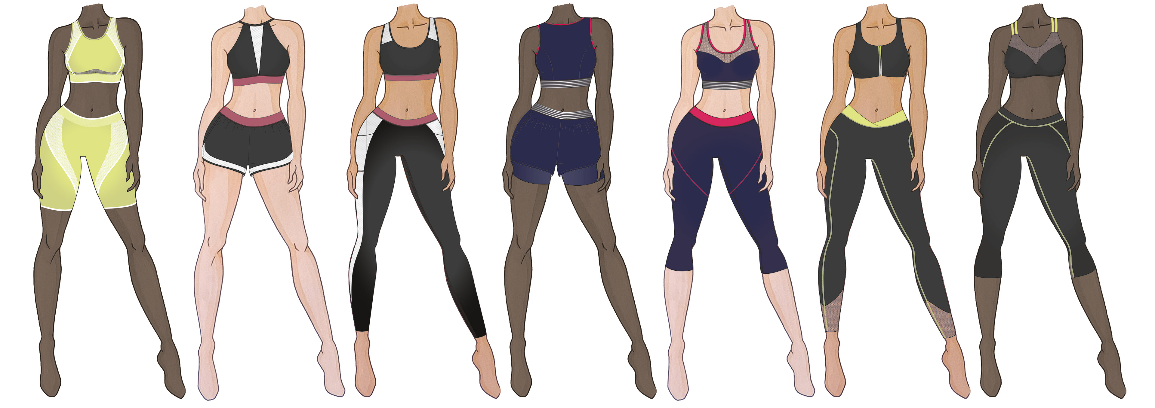 Activewear Illustrations