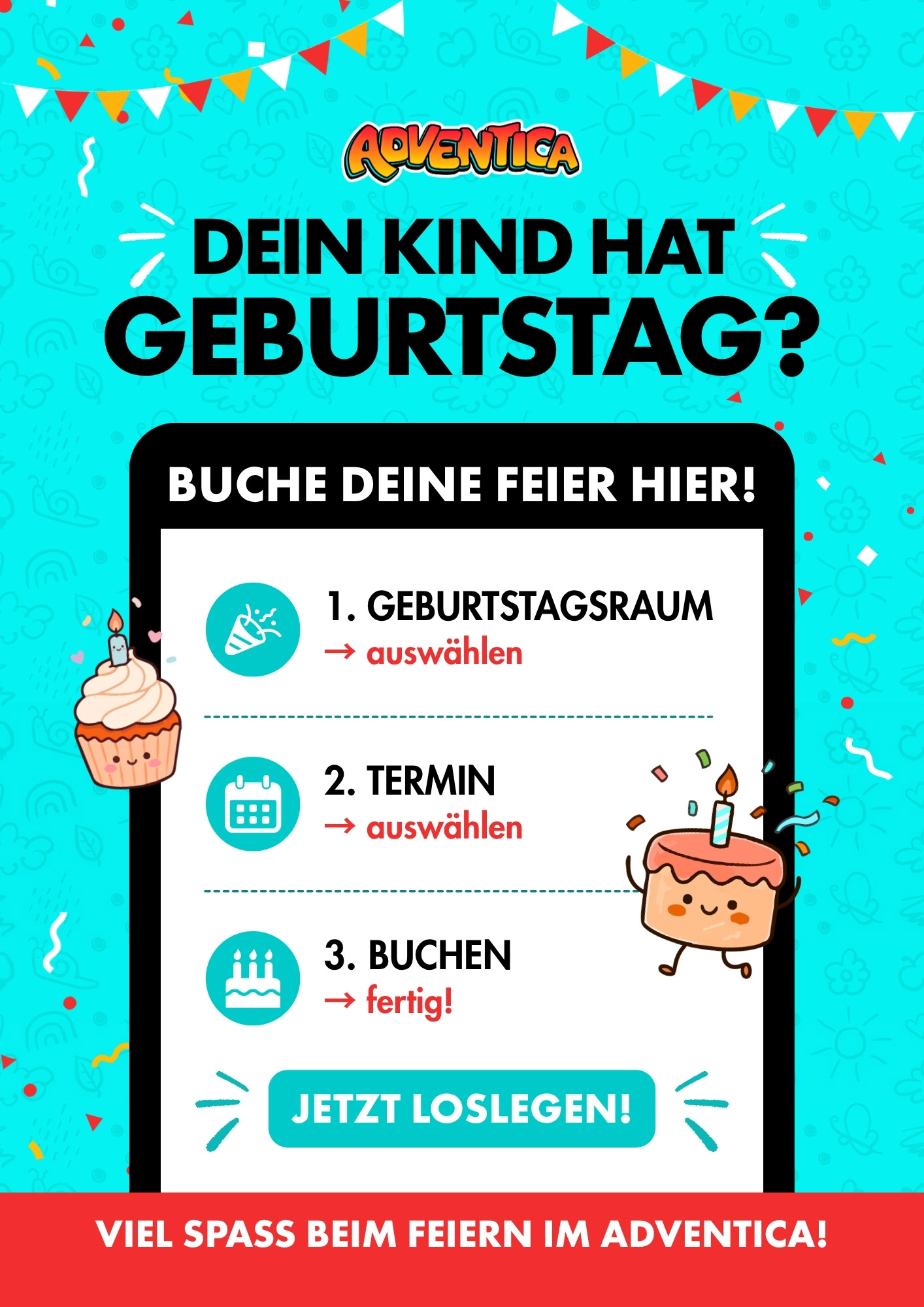 Birthday booking guide