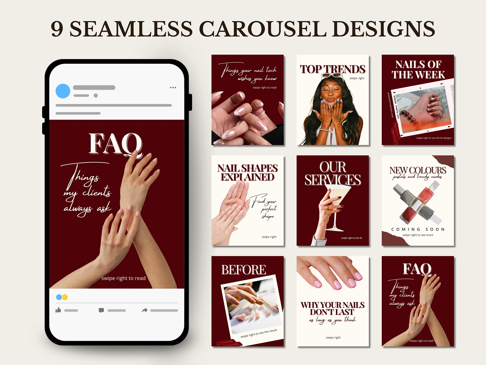 Nail Salon Carousel Posts