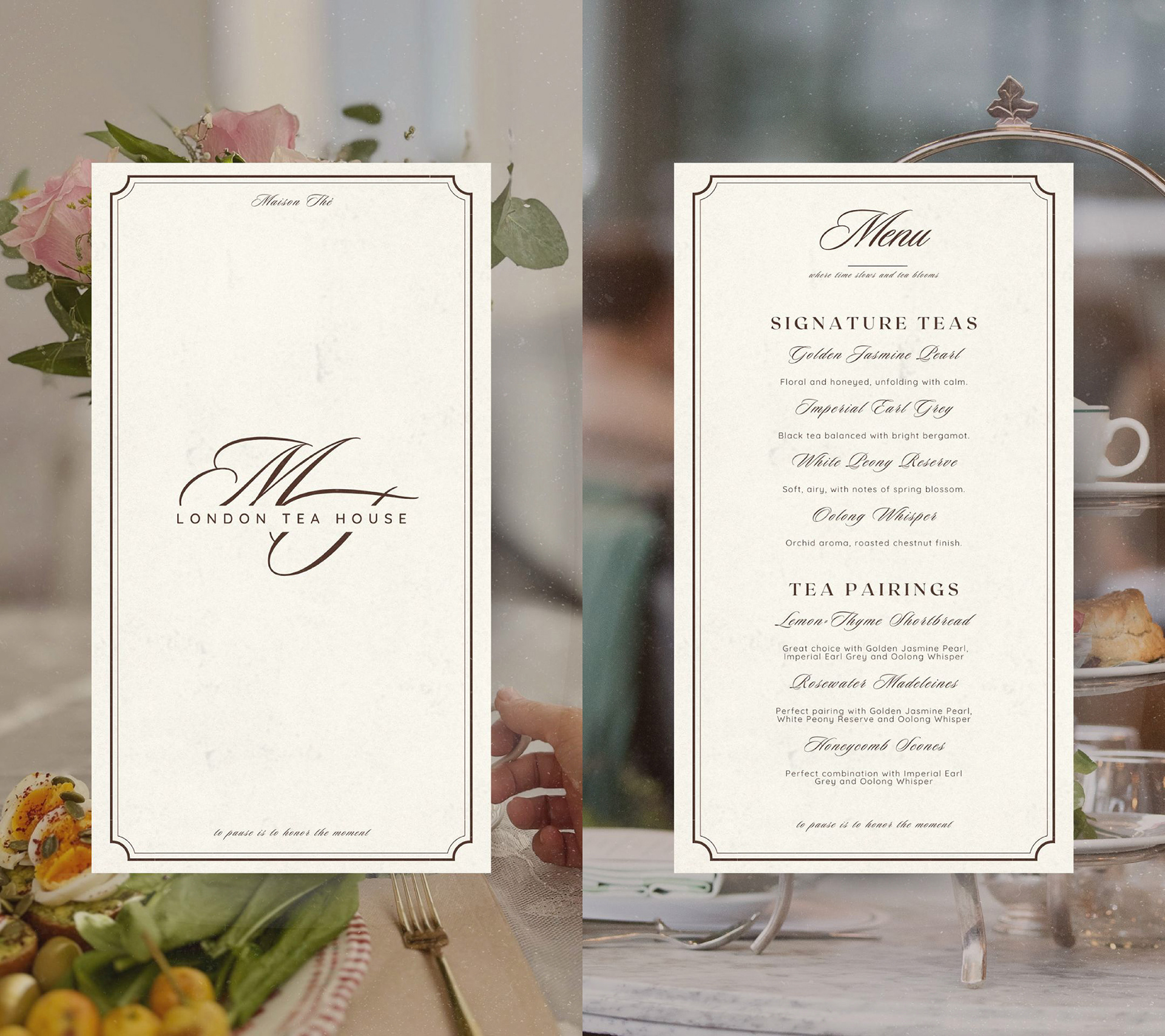 Tea House Menu