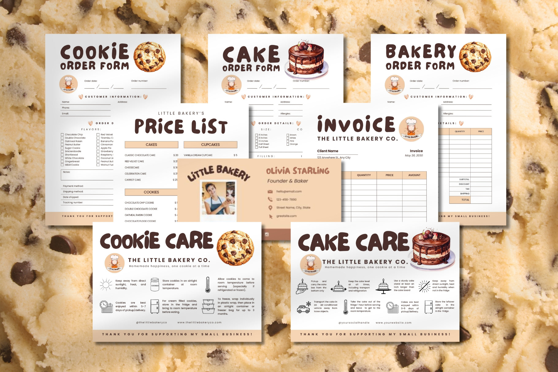 Bakery Branding Printables