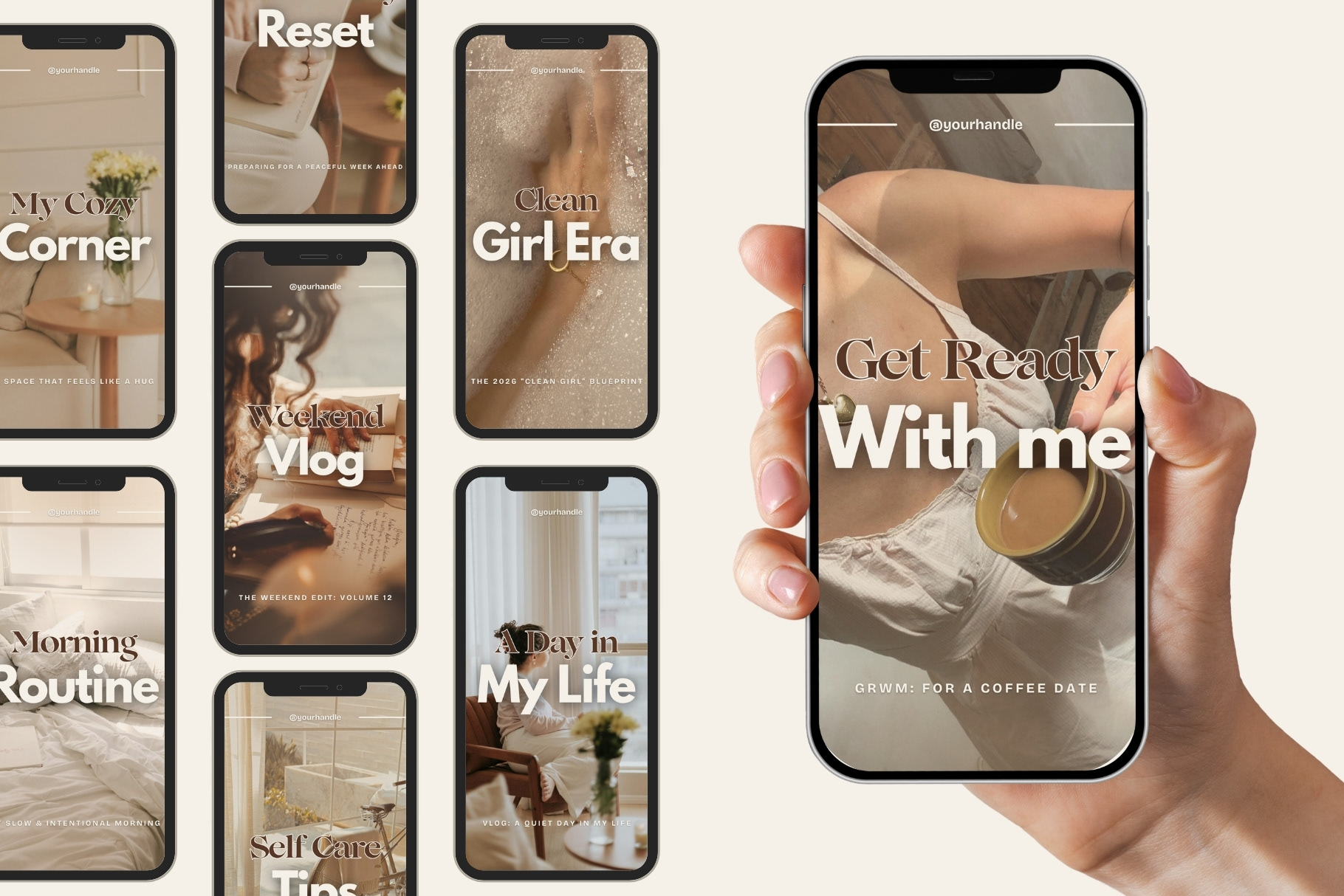 Lifestyle Blogger Reel Covers