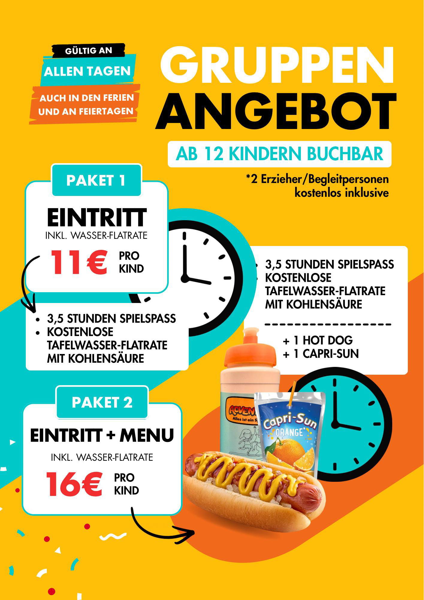 Group offer promotional poster