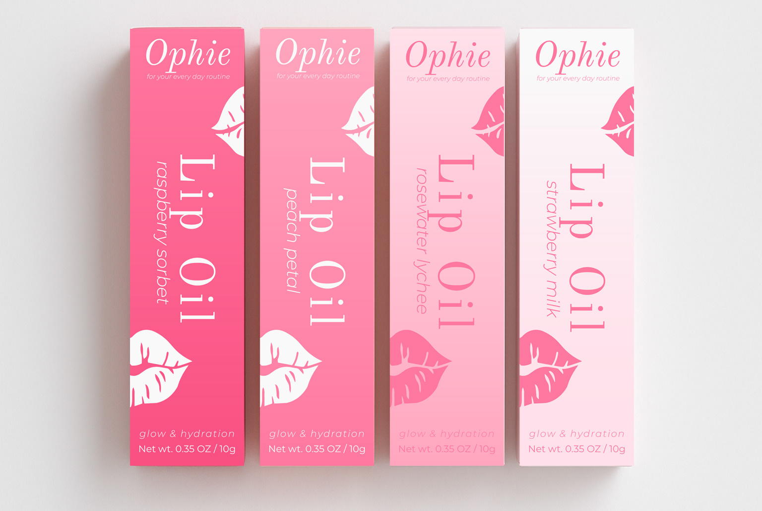 Lip Oil Packaging Design