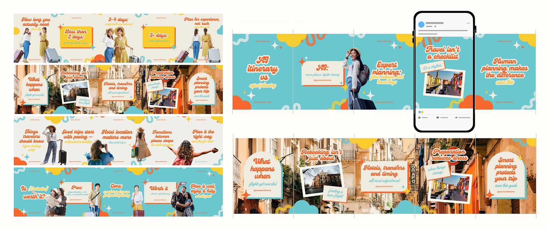 Seamless Carousel Posts for Social Media