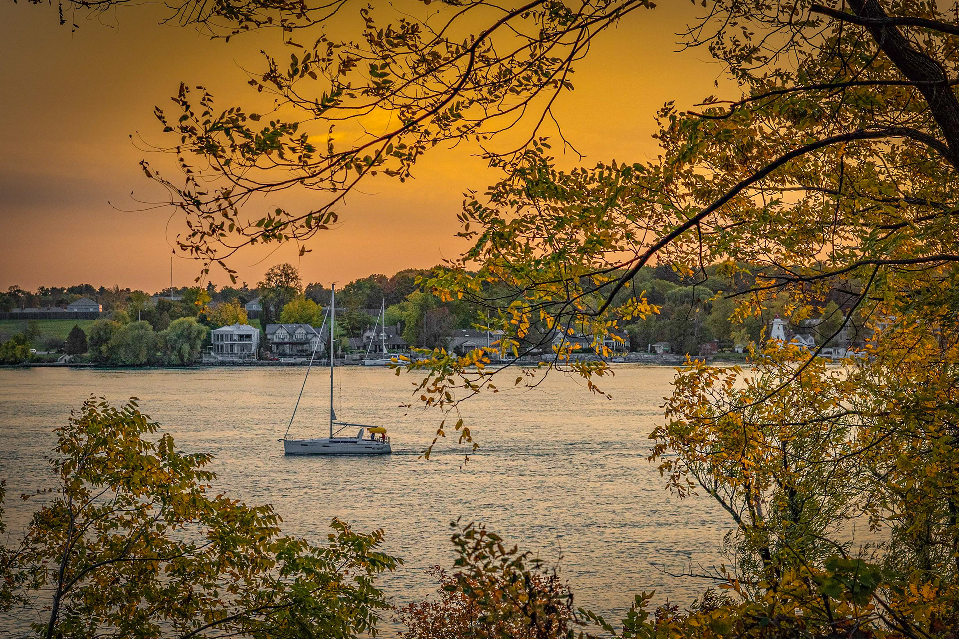 Fall Sail on the Niagara River- Youngstown