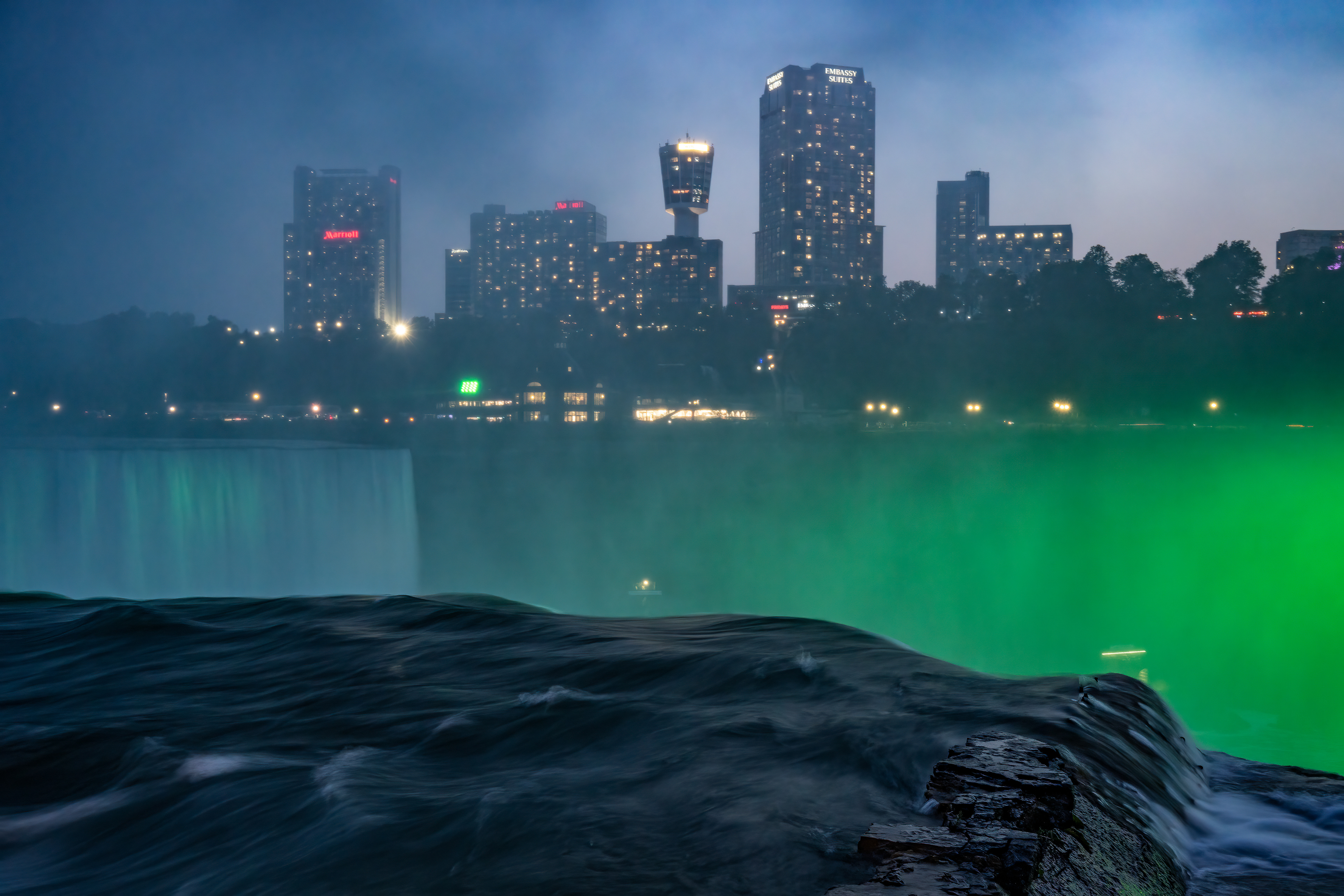 The Falls at Night- Niagara Falls
