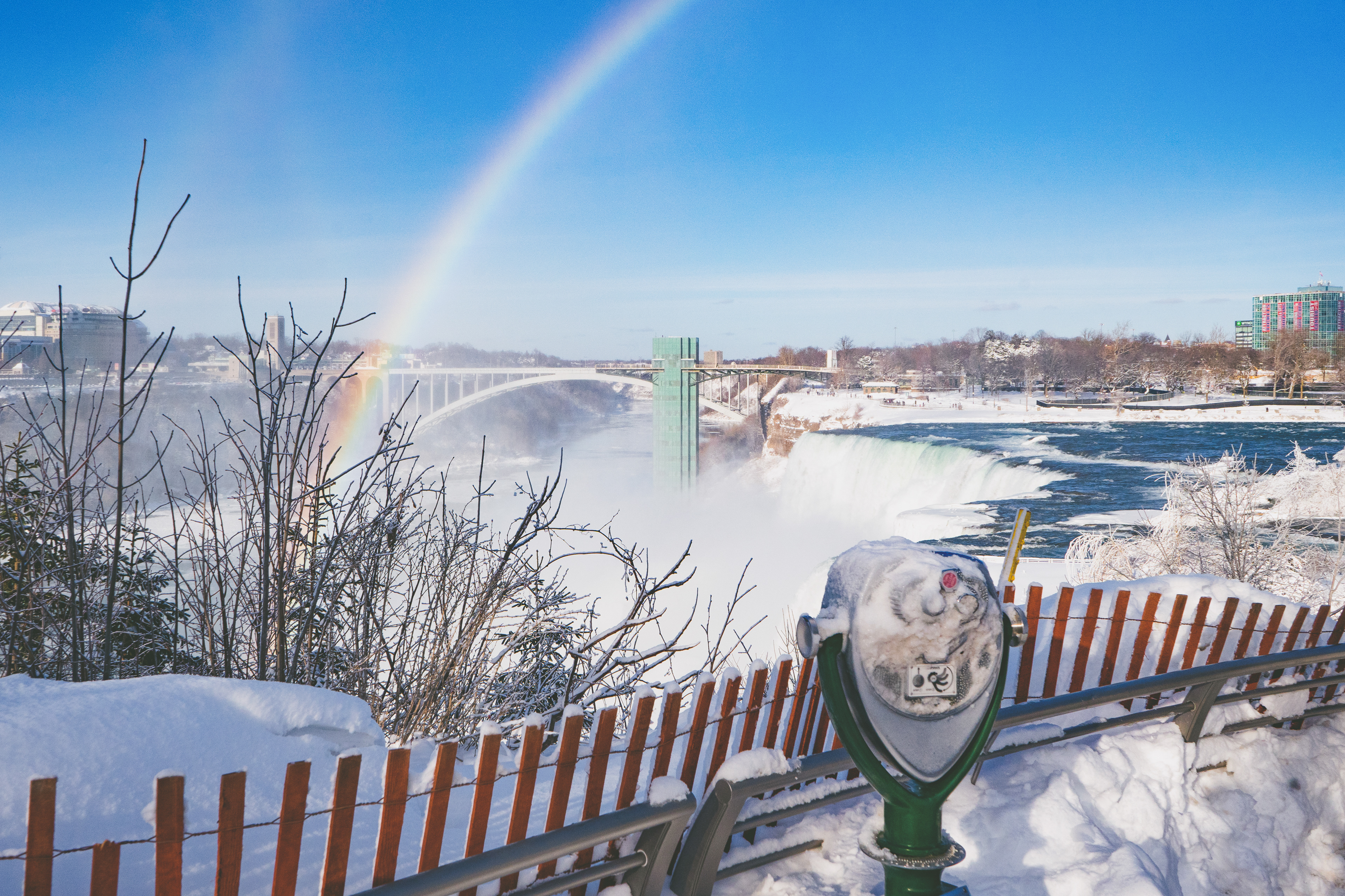 American Falls Winter View- Niagara Falls