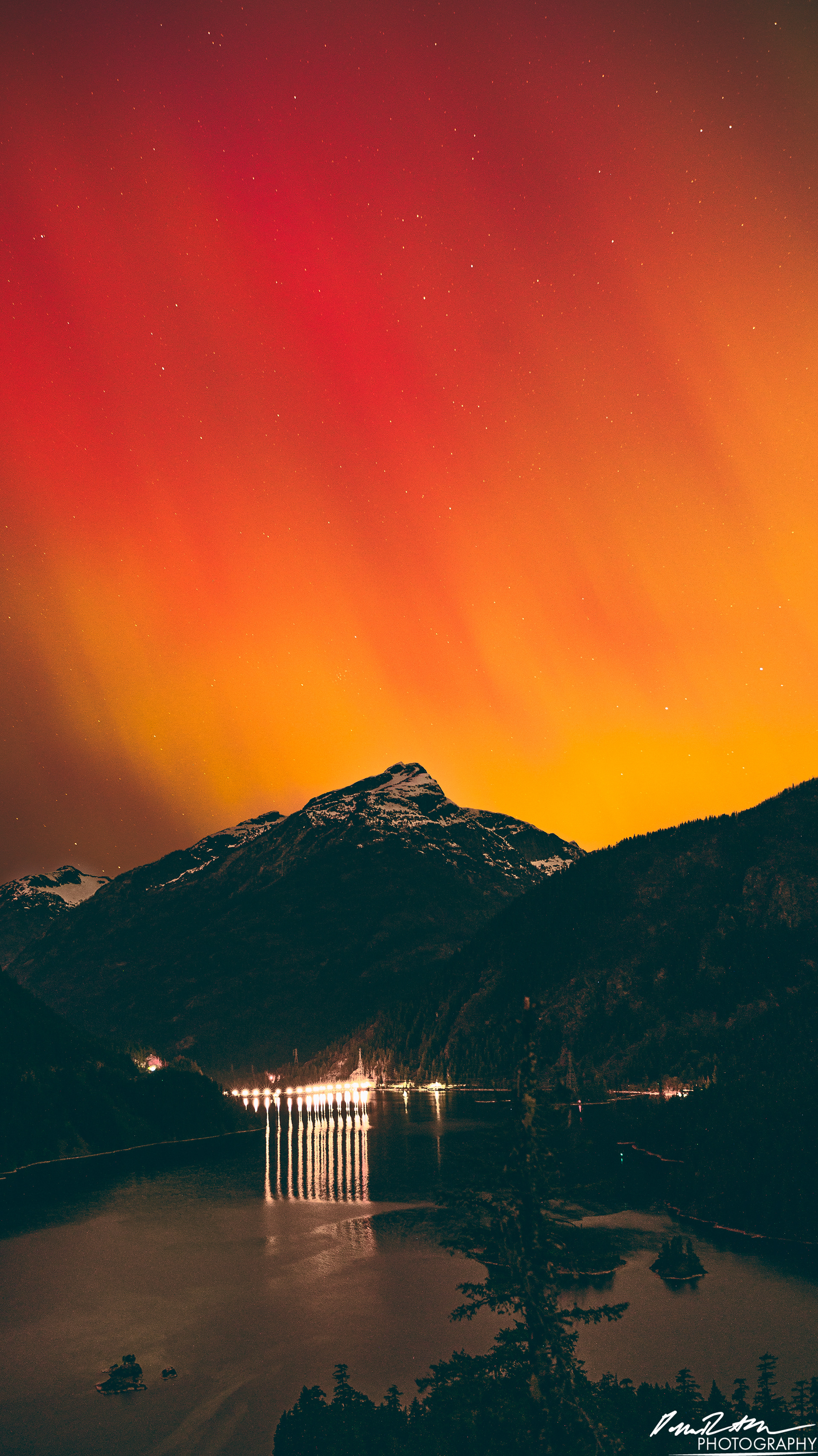 Aurora Borealis - Diablo Lake WA
