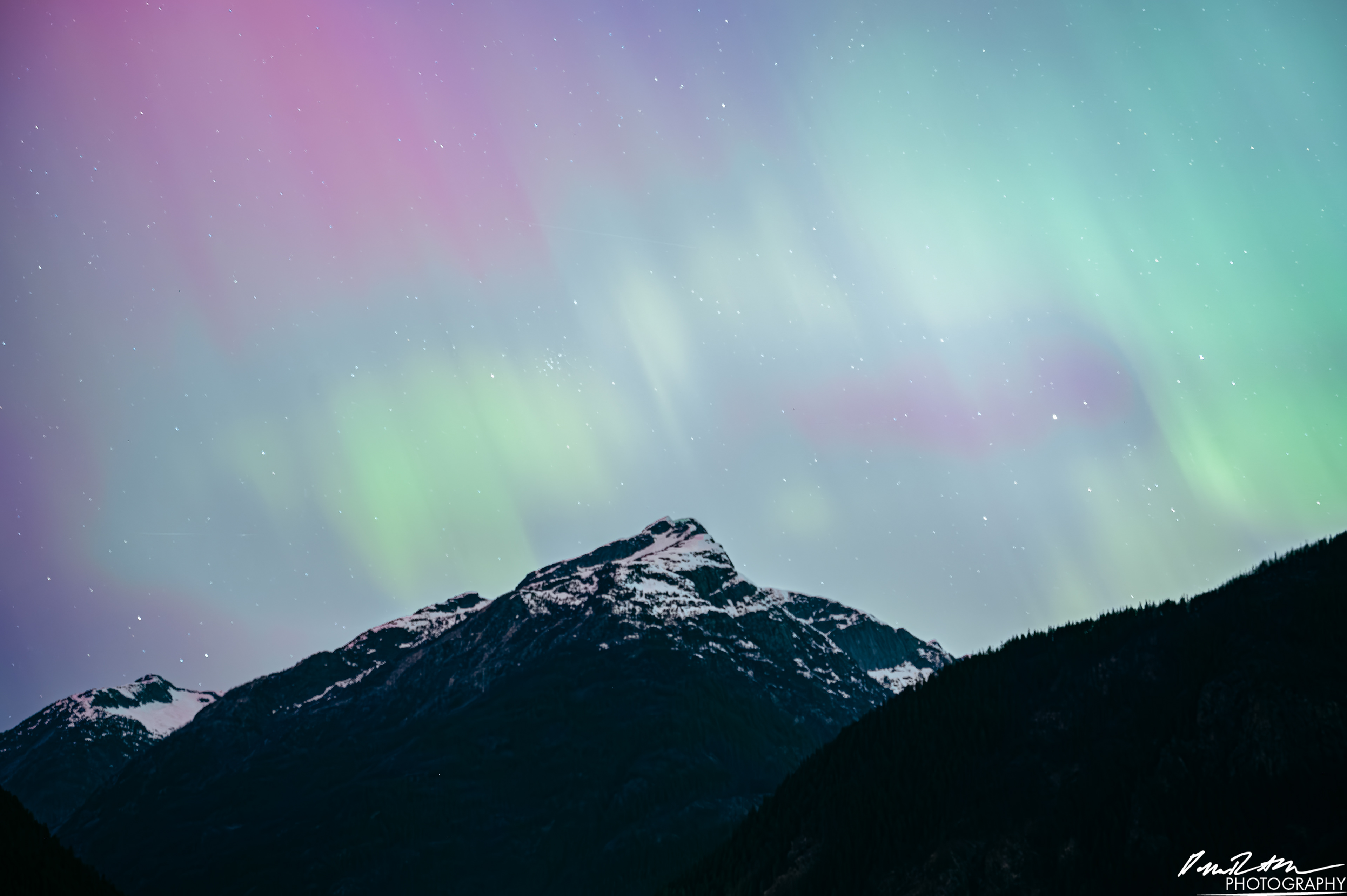 Aurora Borealis - Diablo Lake WA