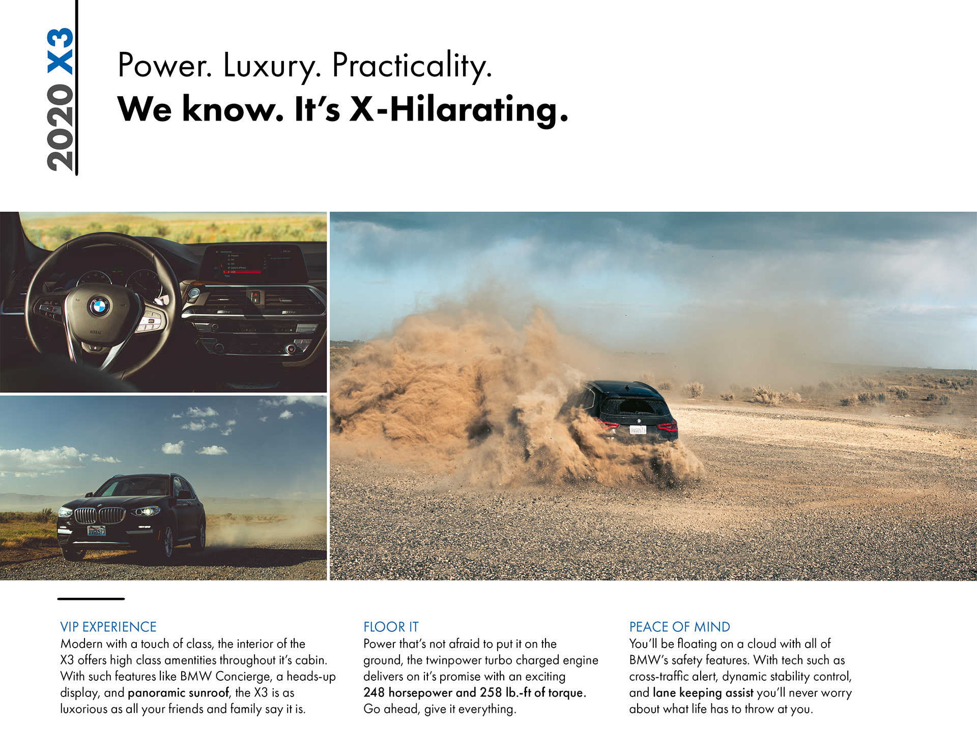 MOCK AD - 2020 BMW X3 S-Drive