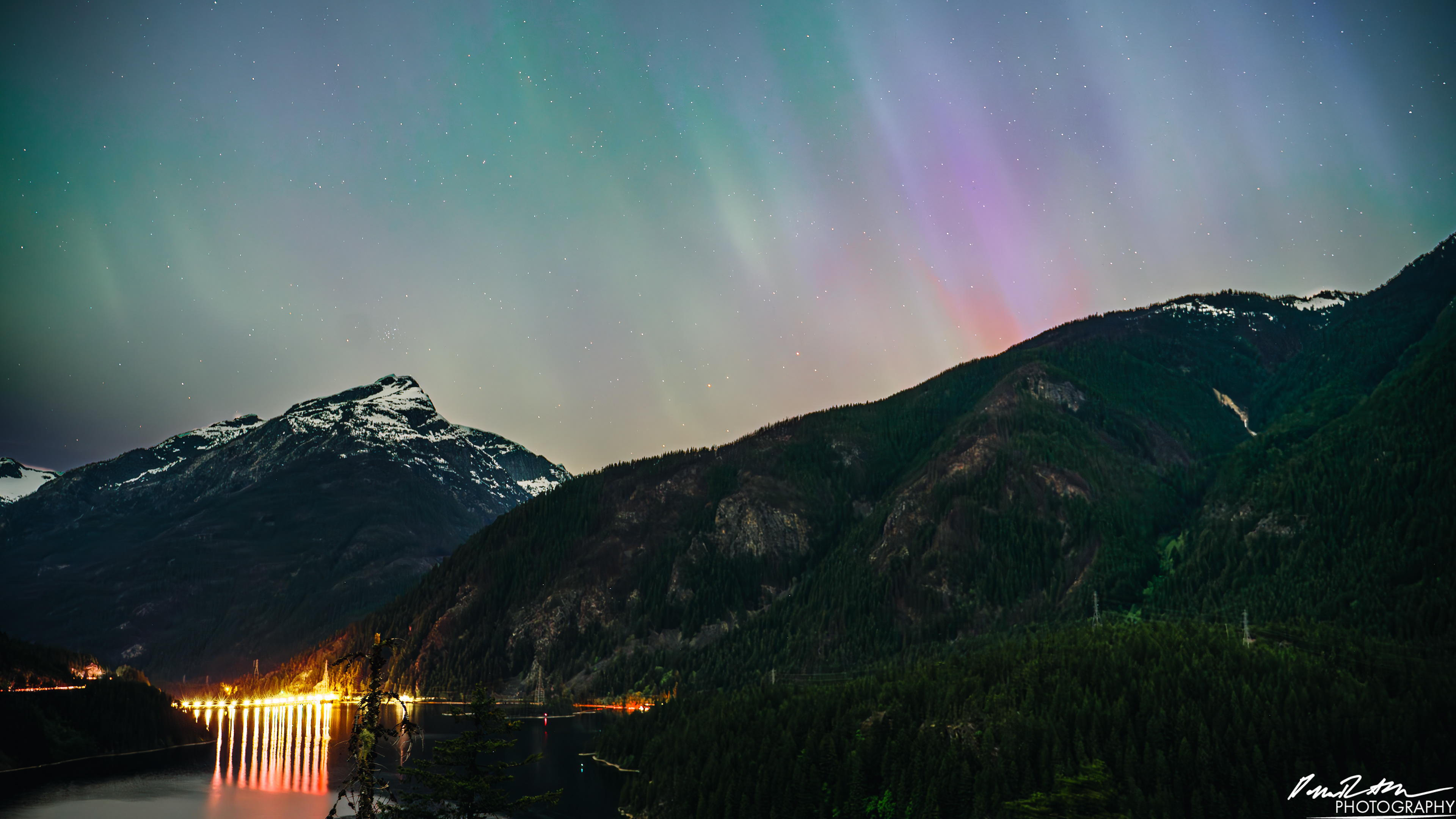 Aurora Borealis - Diablo Lake WA