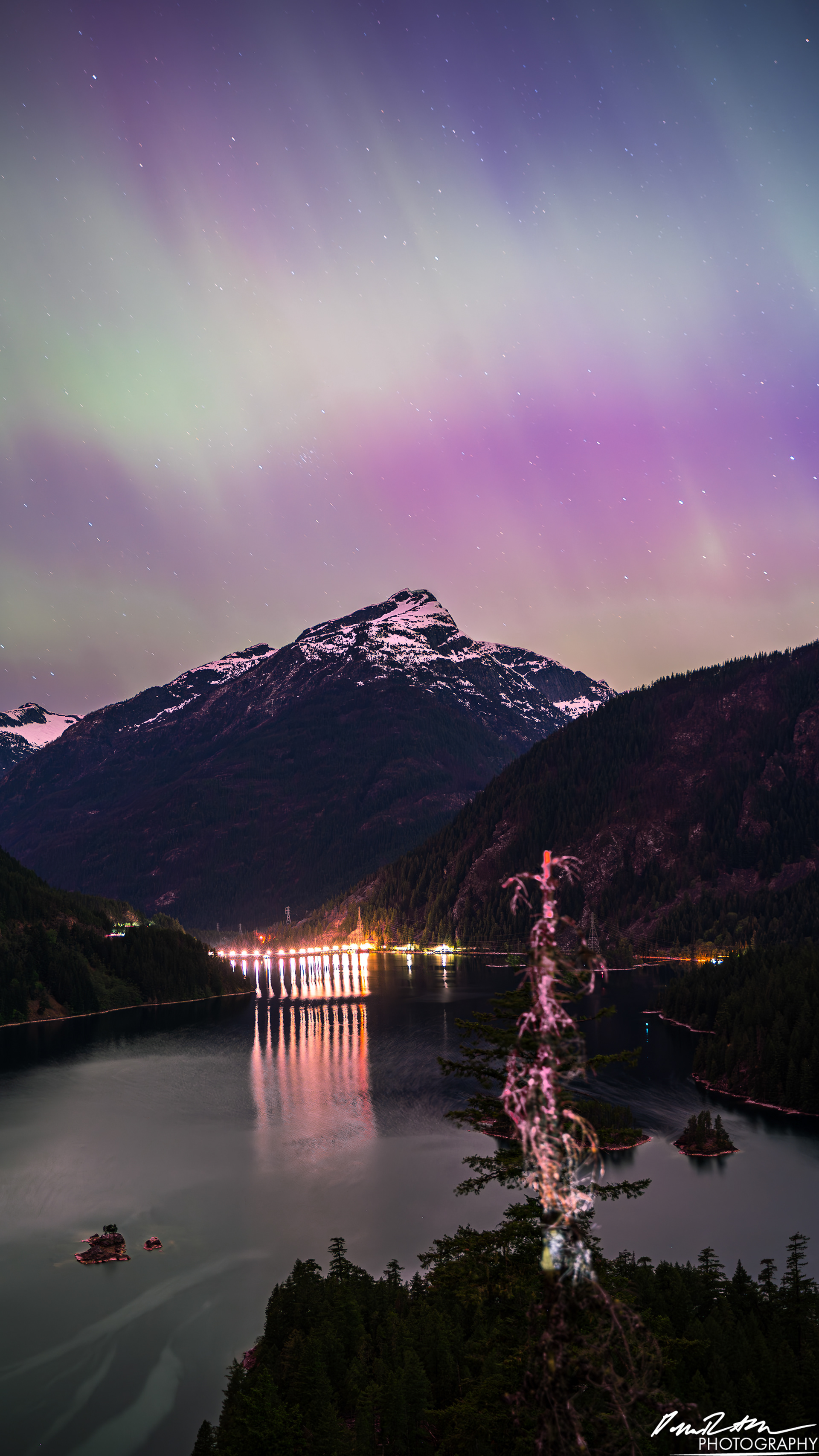 Aurora Borealis - Diablo Lake WA