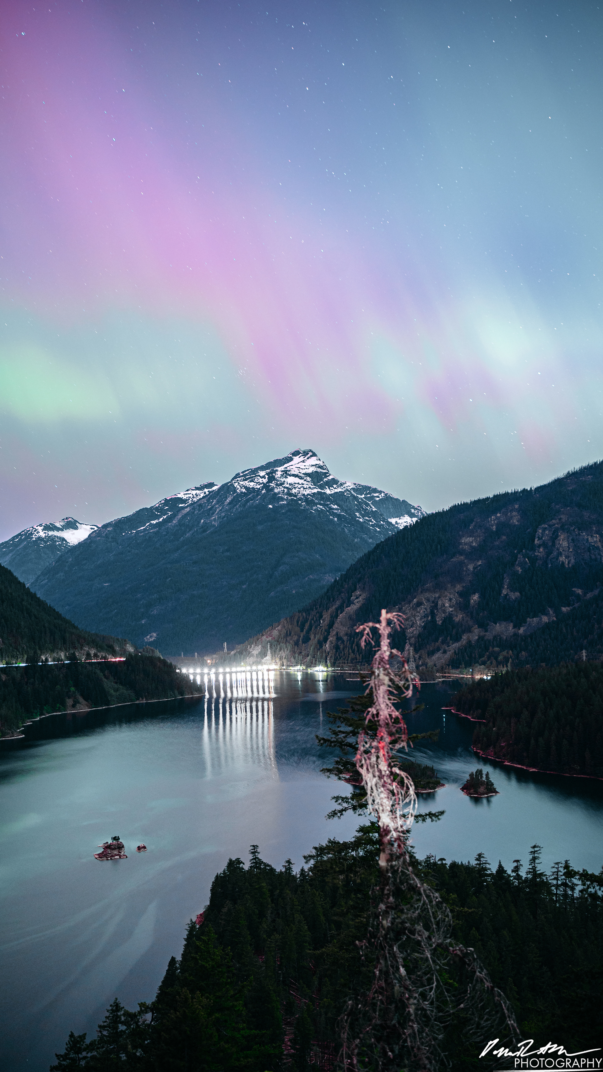 Aurora Borealis - Diablo Lake WA