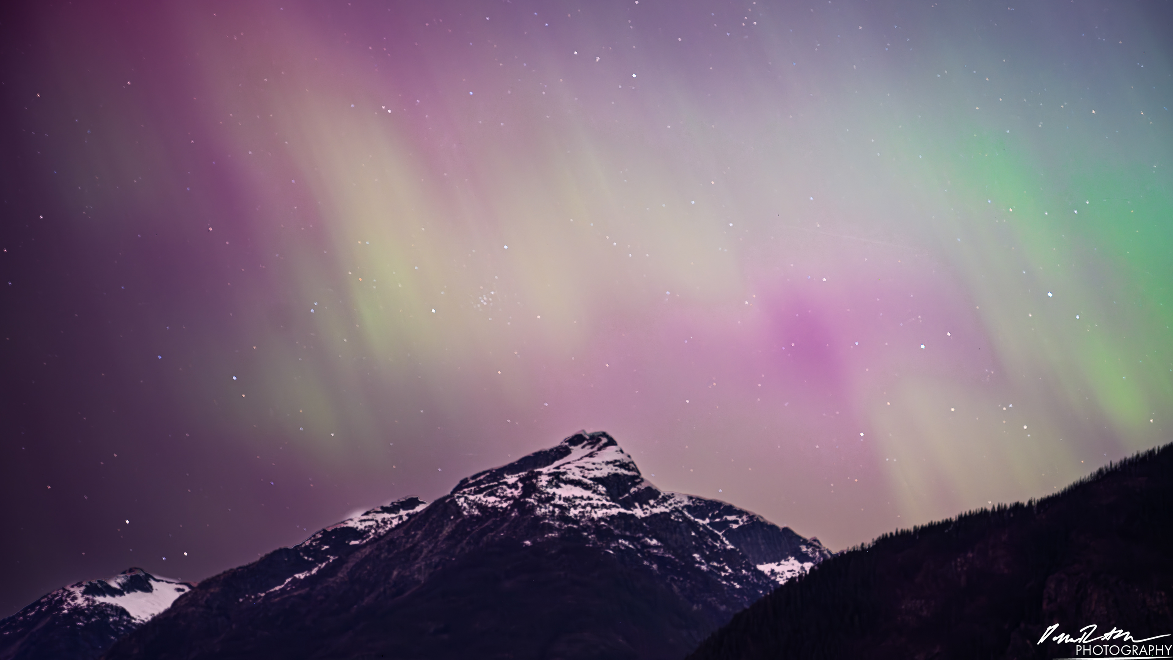 Aurora Borealis - Diablo Lake WA