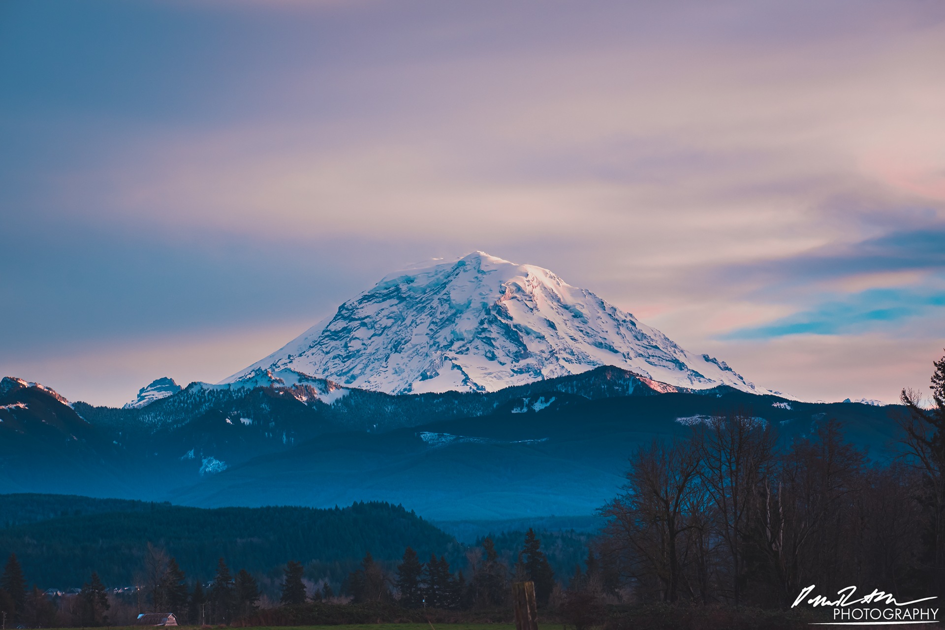Mt. Rainier from Enumclaw