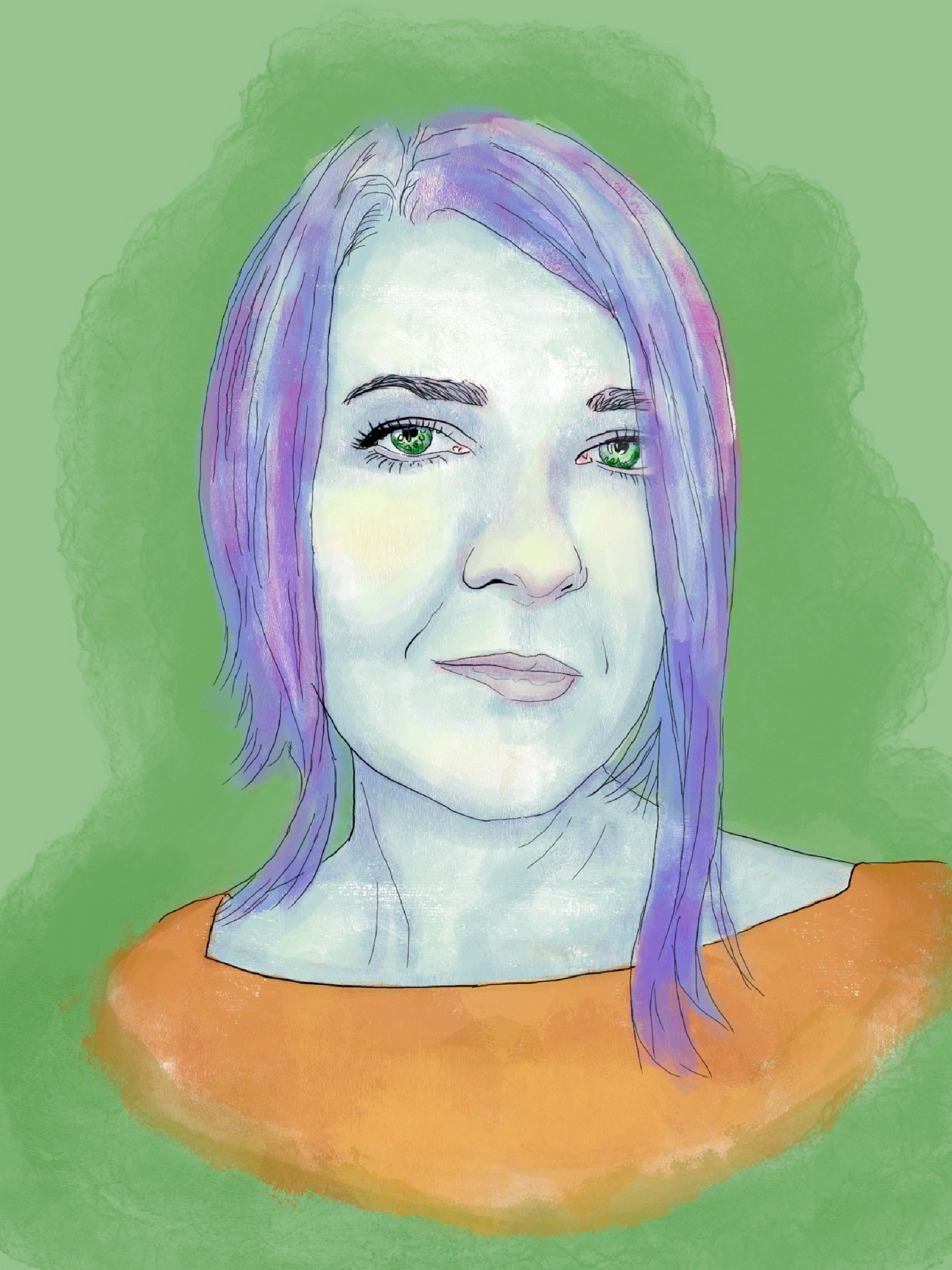 Linework Self Portrait