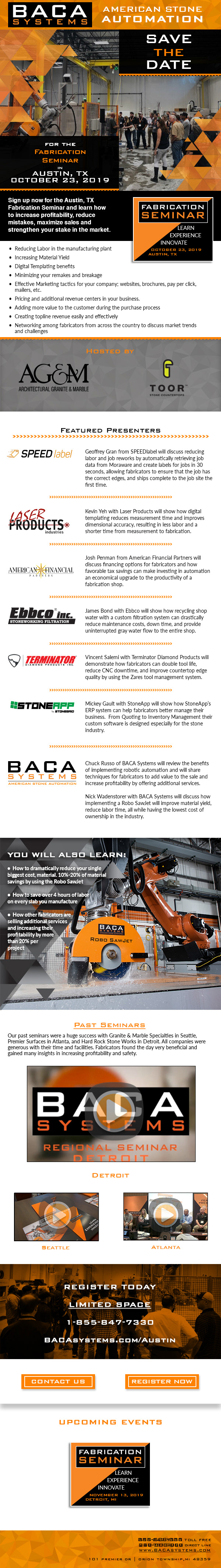 Event Email Blast.