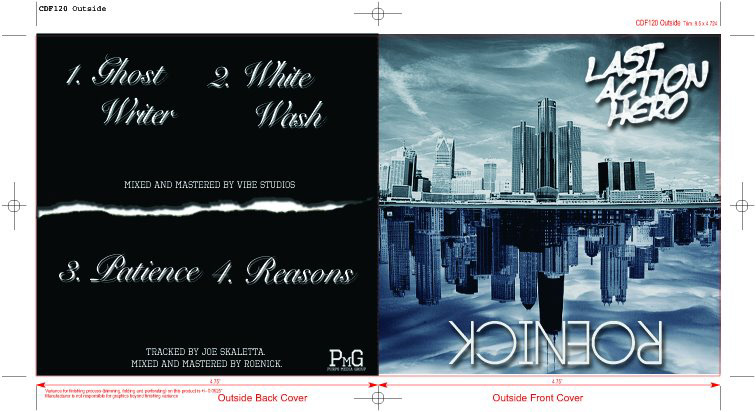 Band CD cover using Adobe Photoshop and Illustrator.