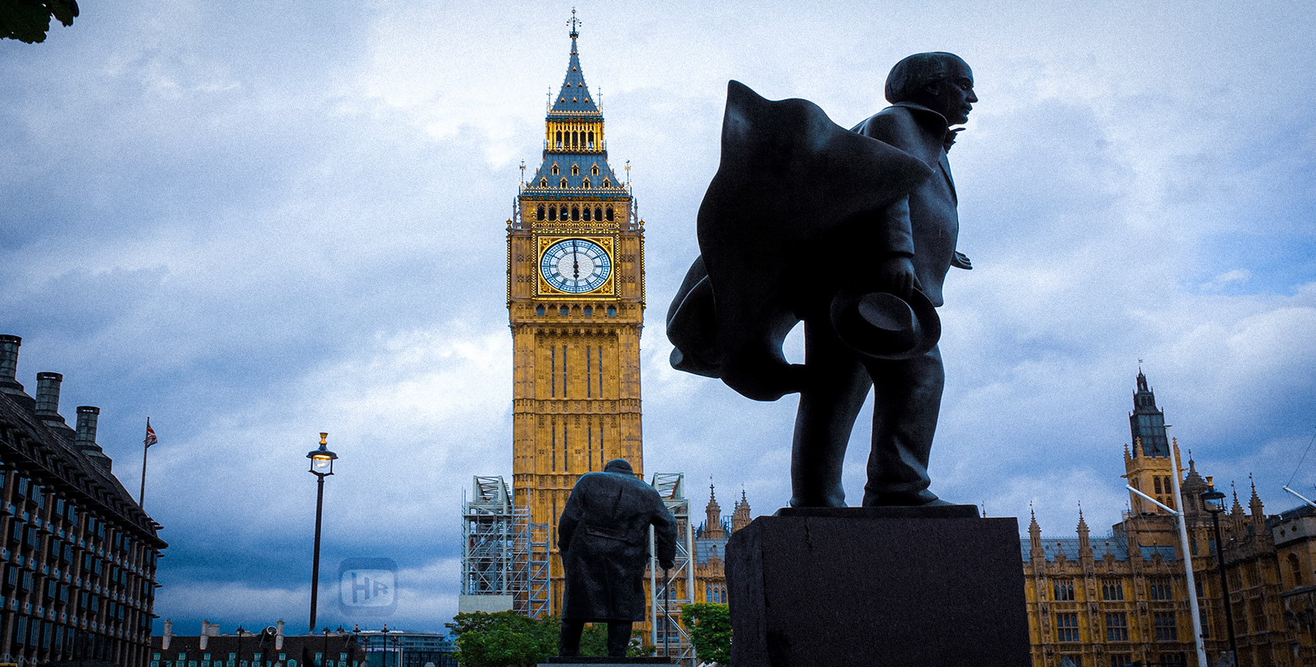 Parliament Square, frente al Palacio de Westminster
