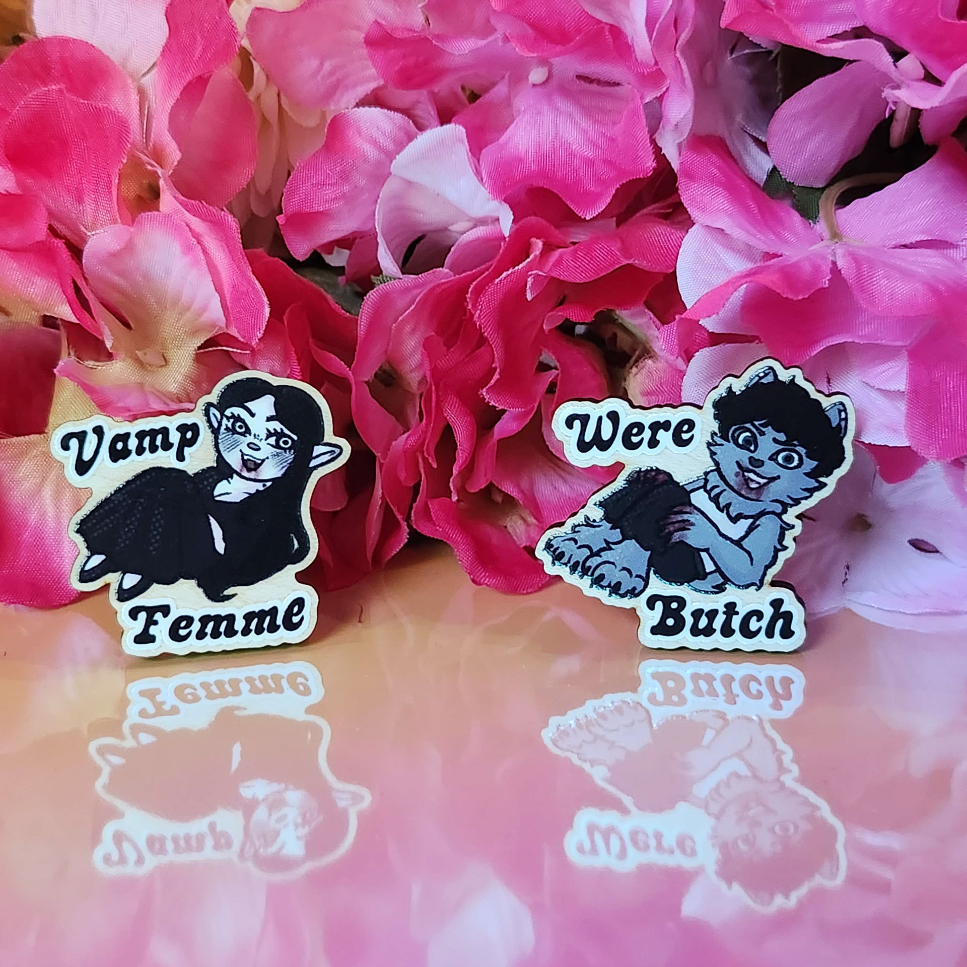 Horror Lesbian Pins (2023)