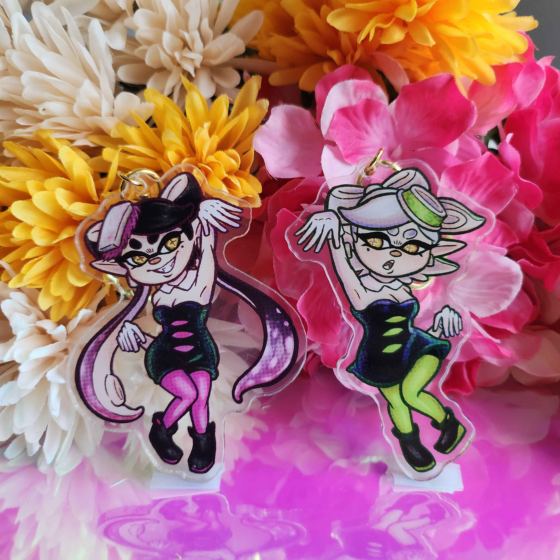 Squid Sisters Charms