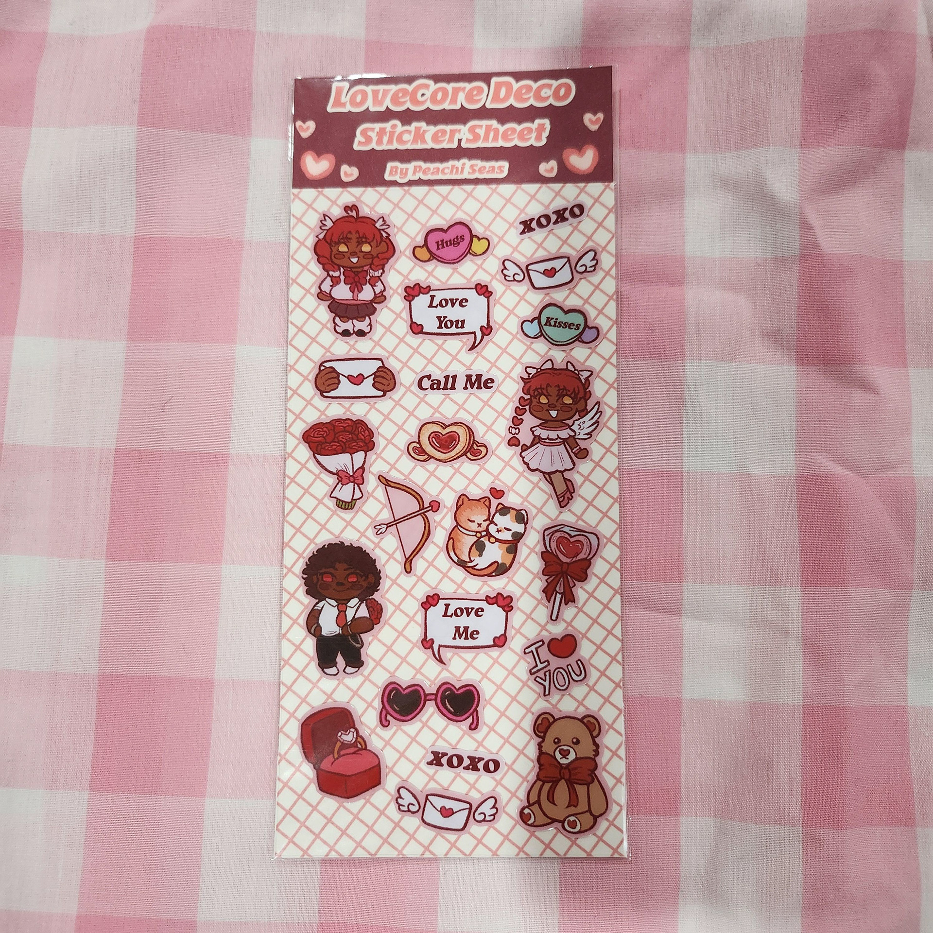 Lovecore Deco Sticker Sheet
