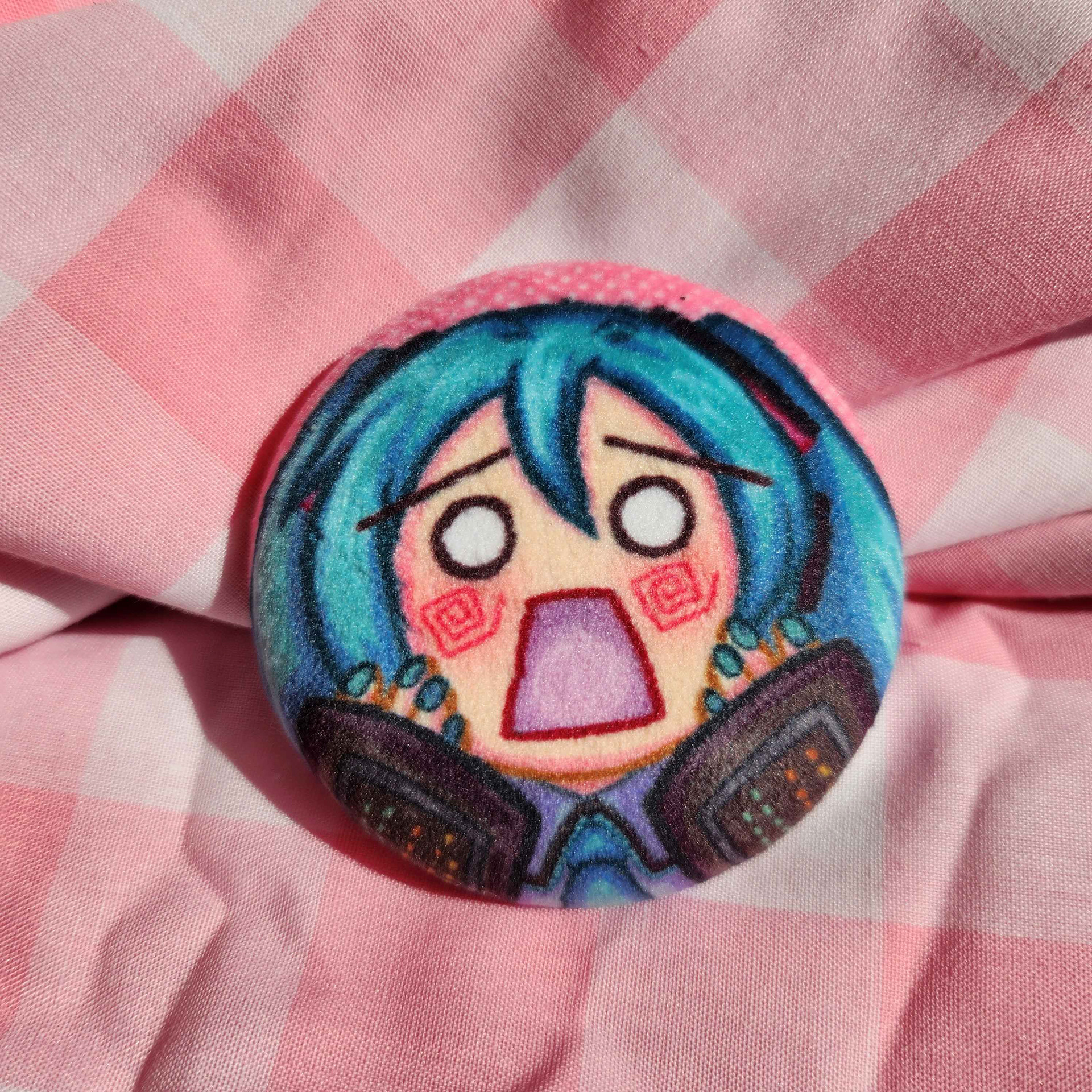 Hachune Miku Minky Button