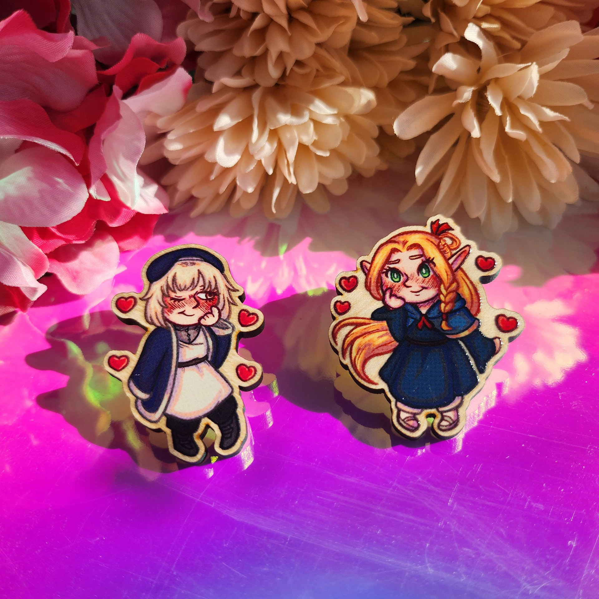 Dungeon Meshi Wooden Pins (2024)