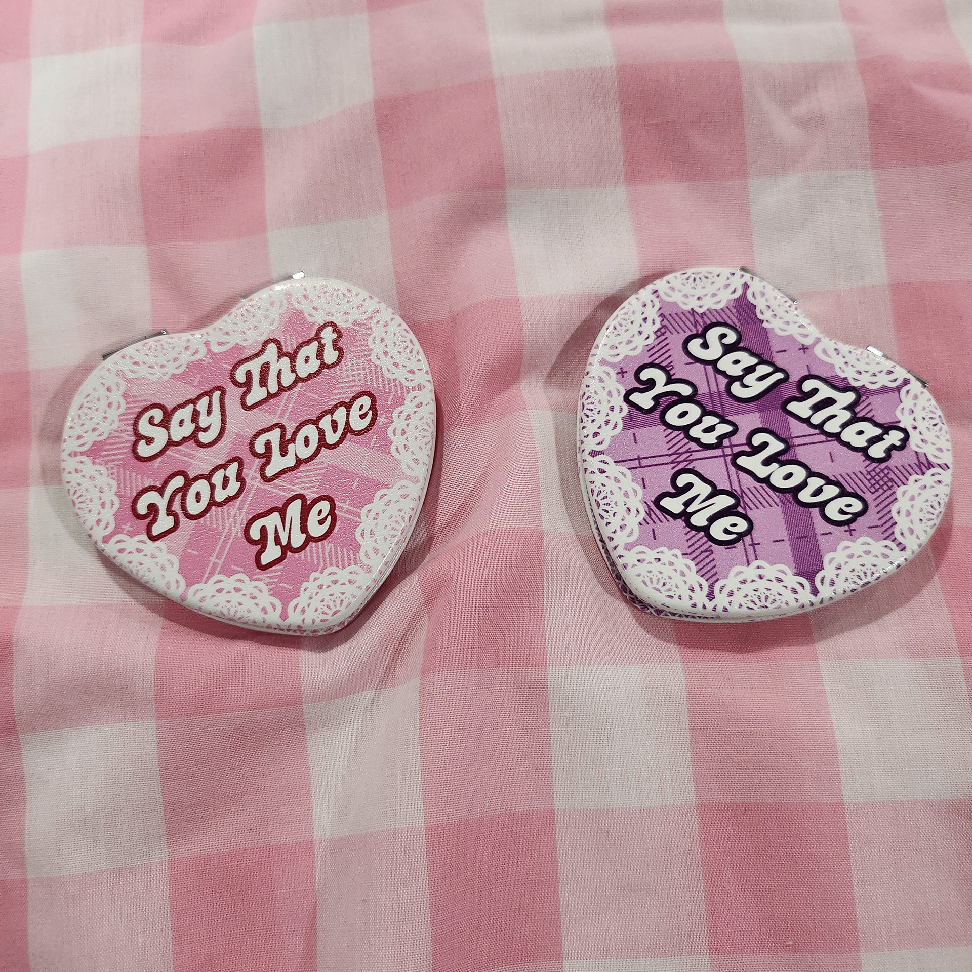 Love Fool Heart Shaped Mirror