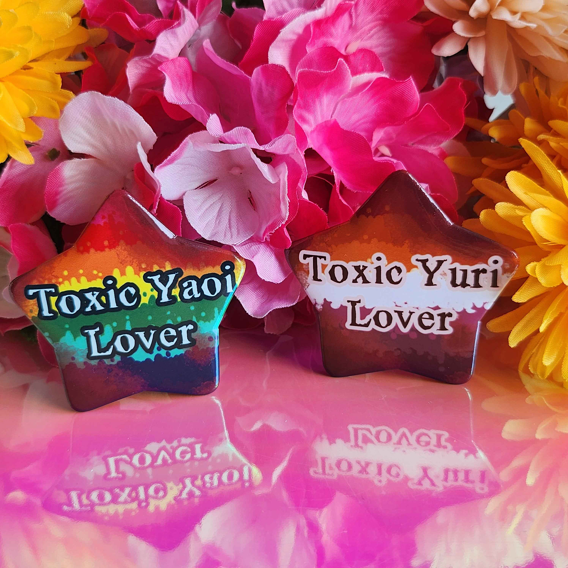 Toxic Yaoi and Yuri Buttons (2024)