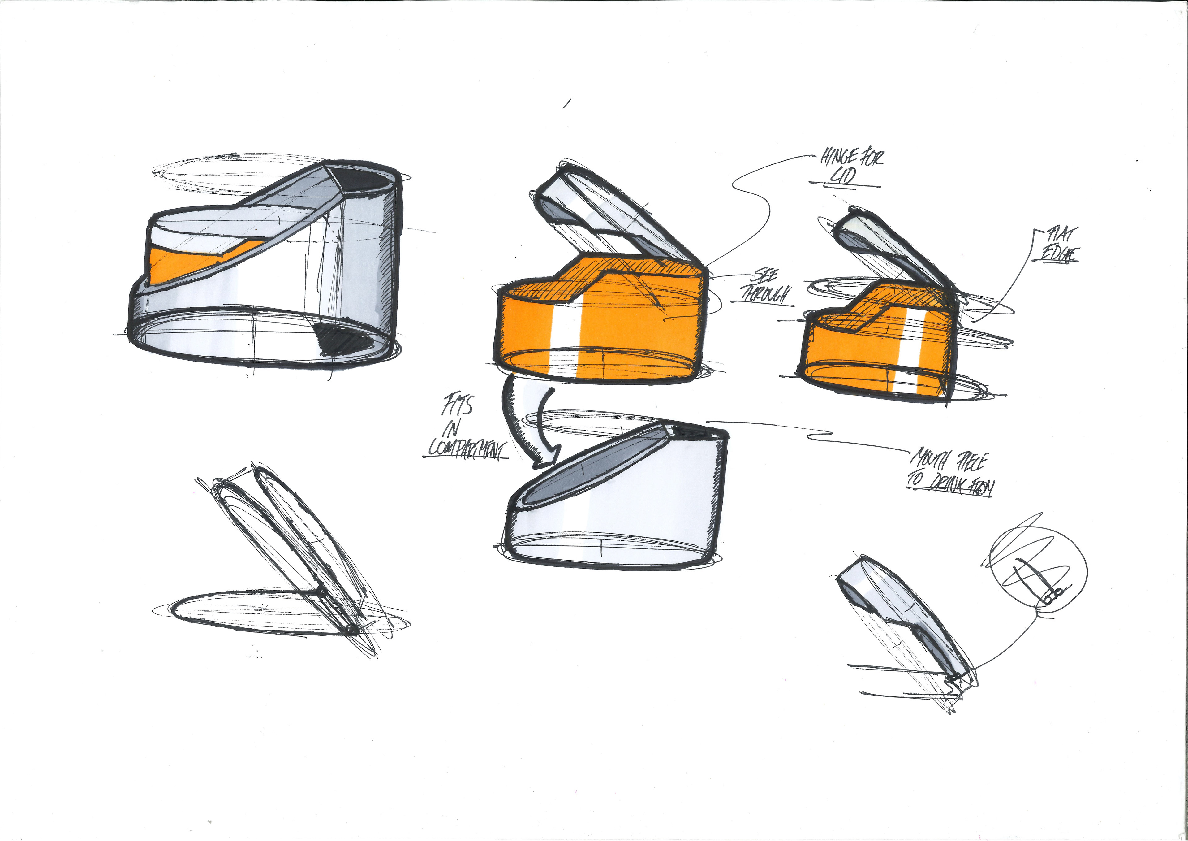 Lid Container Sketches