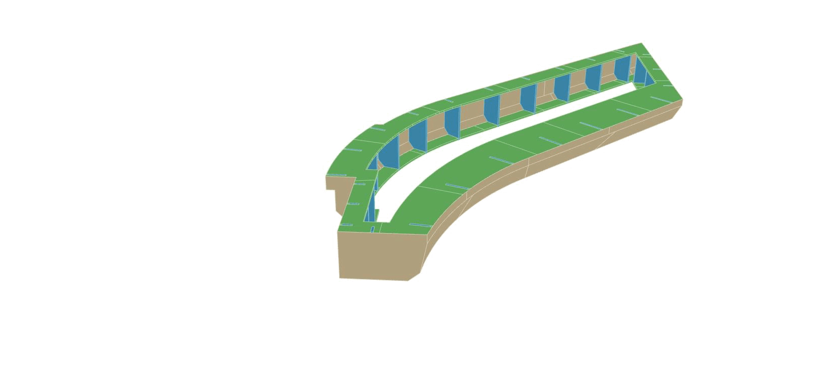 Design, modeling, and detailing of molds for GFRC precast elements.