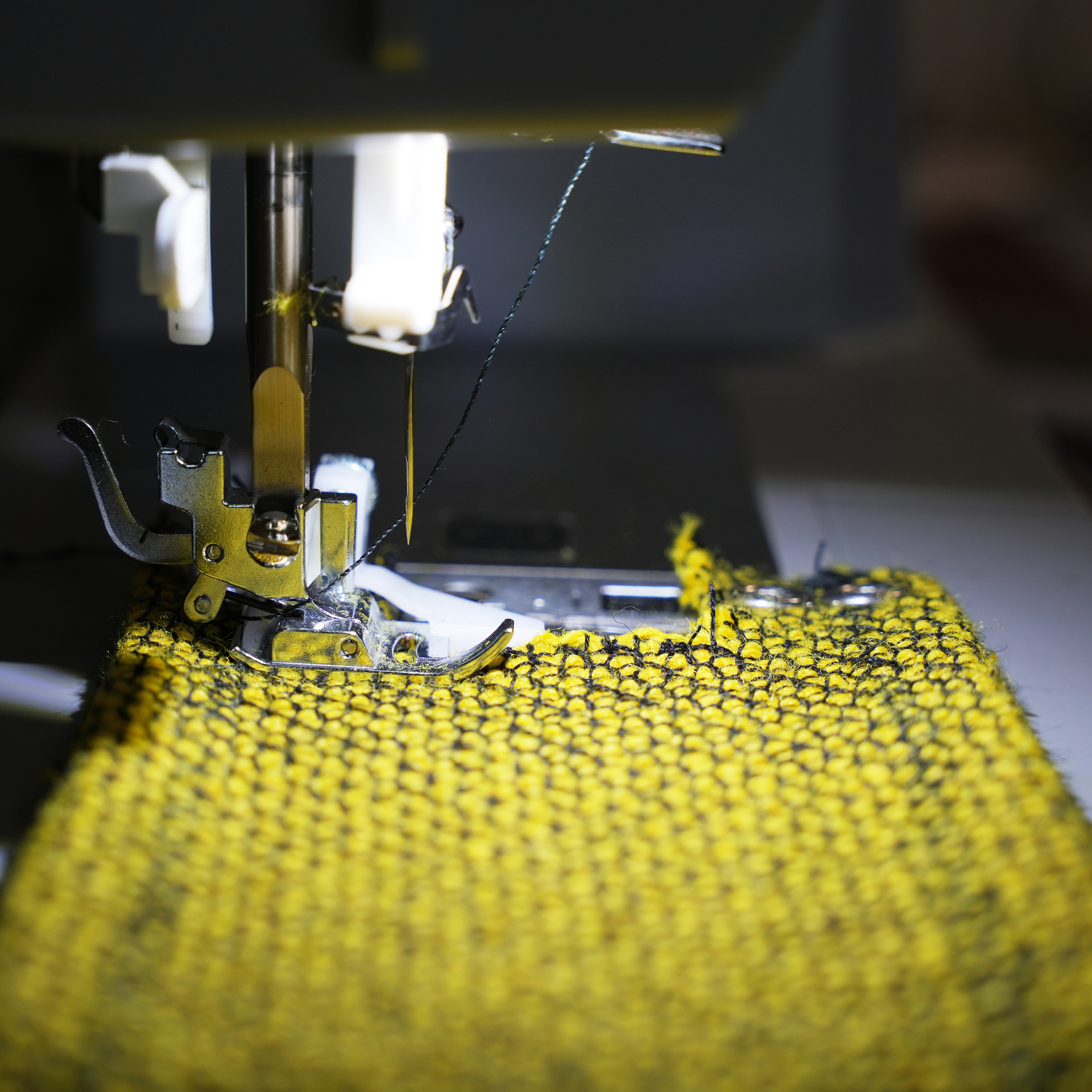 Sewing armrest slips.