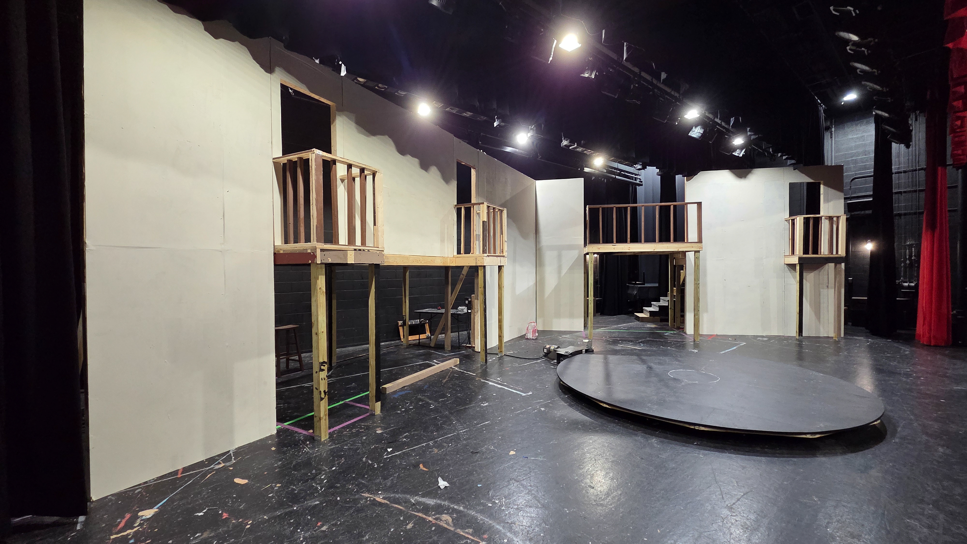 Additional Set Load-in Progress